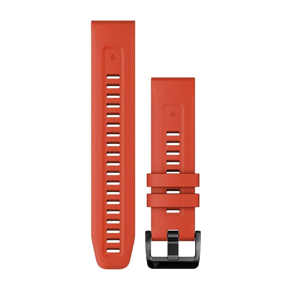 Garmin Silicone Quickfit Watch Band 22mm Flame Red