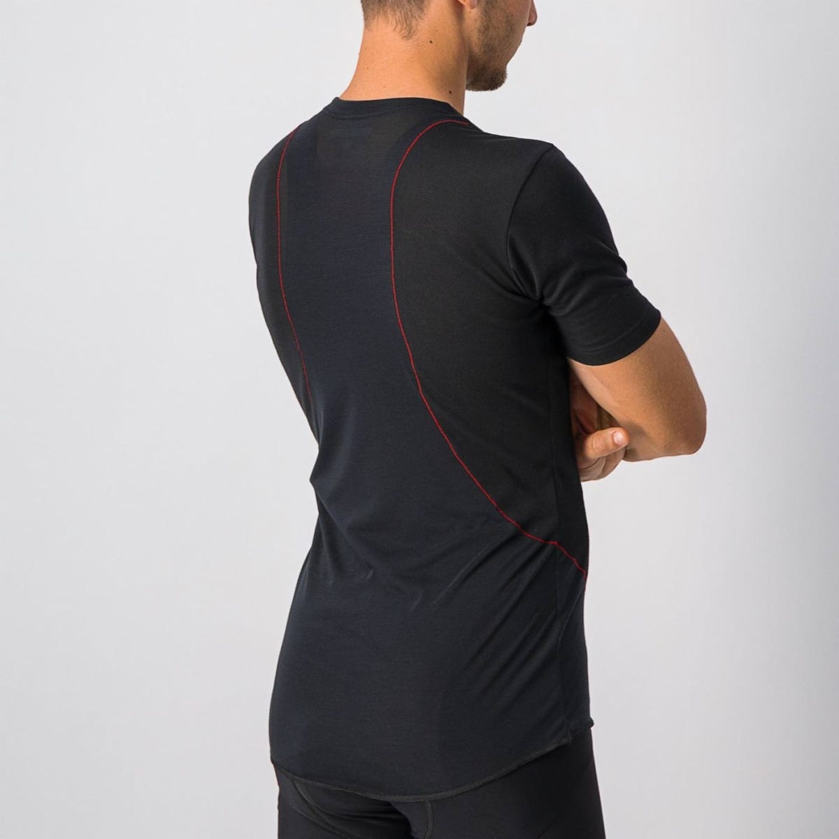 Castelli Prosecco Tech Men's Short Sleeve Base Layer Black