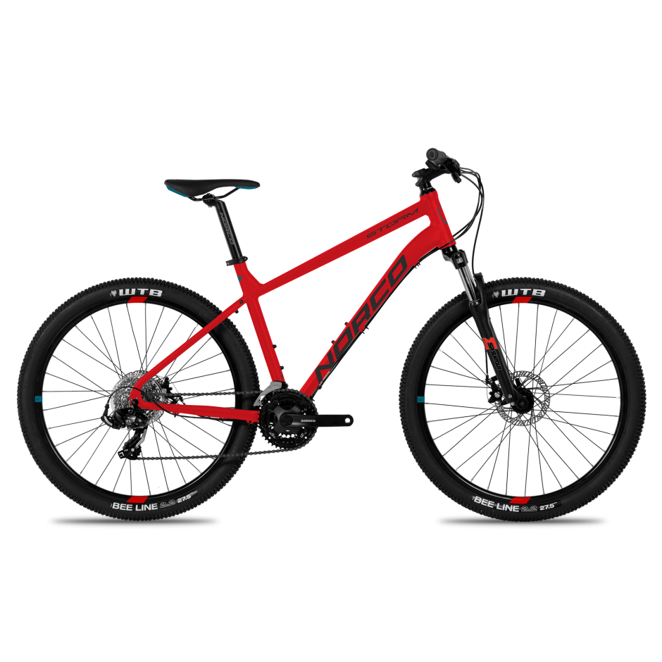 Norco Storm 7.4 Mountain Bike Red/Blue Grey