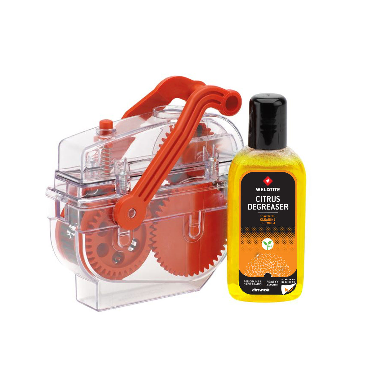 Weldtite Chain Cleaning Machine & Citrus Degreaser 75ml