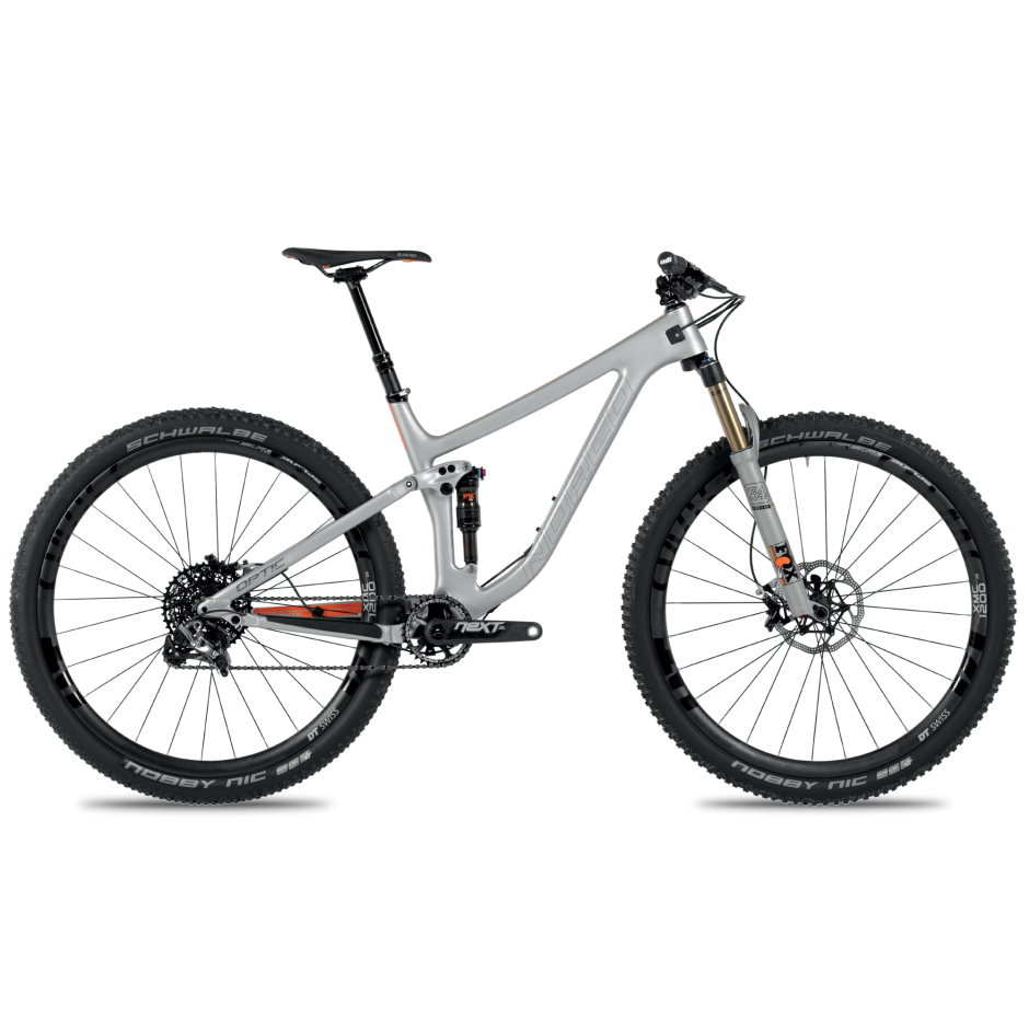 Norco Optic C9.1 Mountain Bike Silver Orange