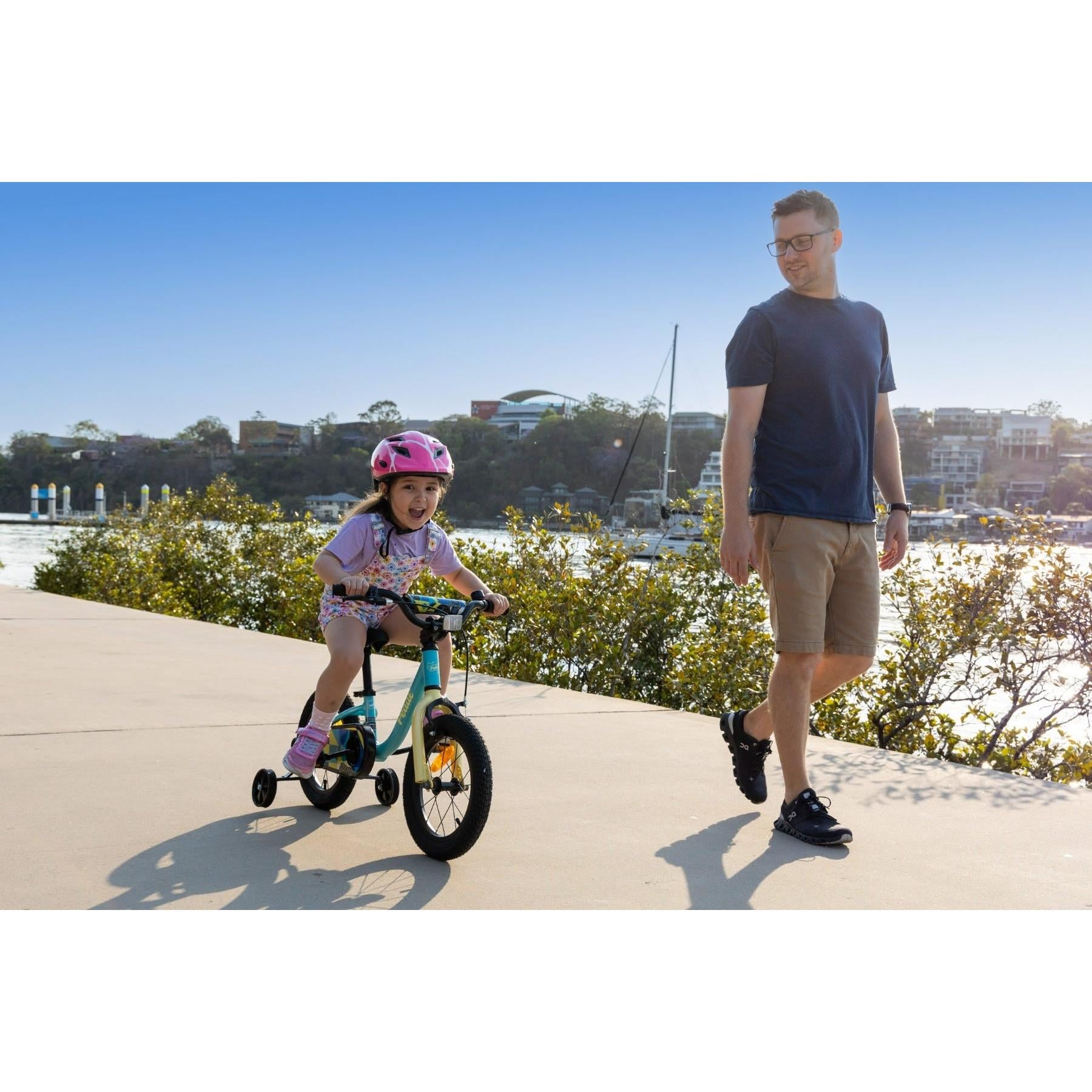 Pedal Bing 14'' Kids Bike Blue/Yellow