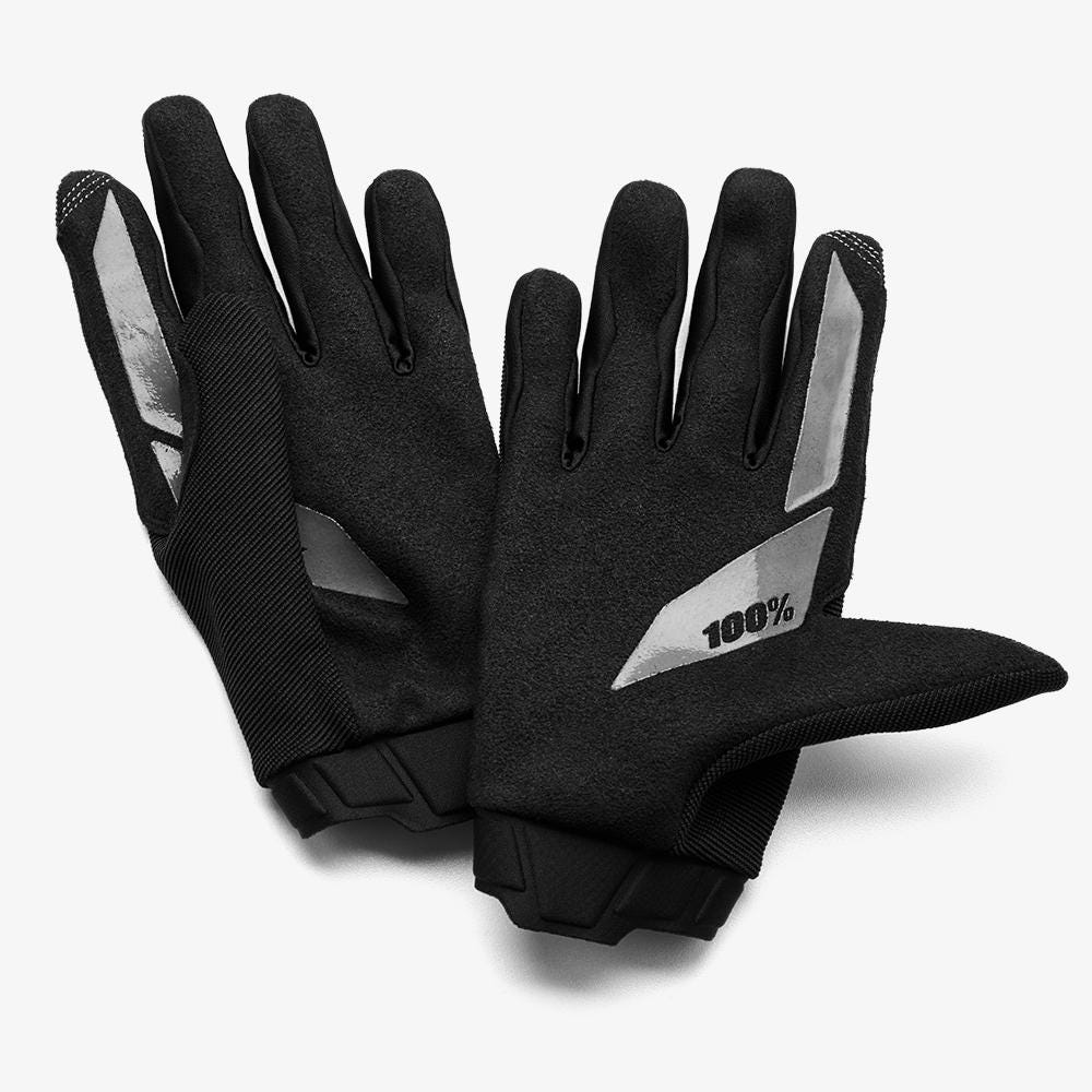 100% Ridecamp Full Finger Gloves Red