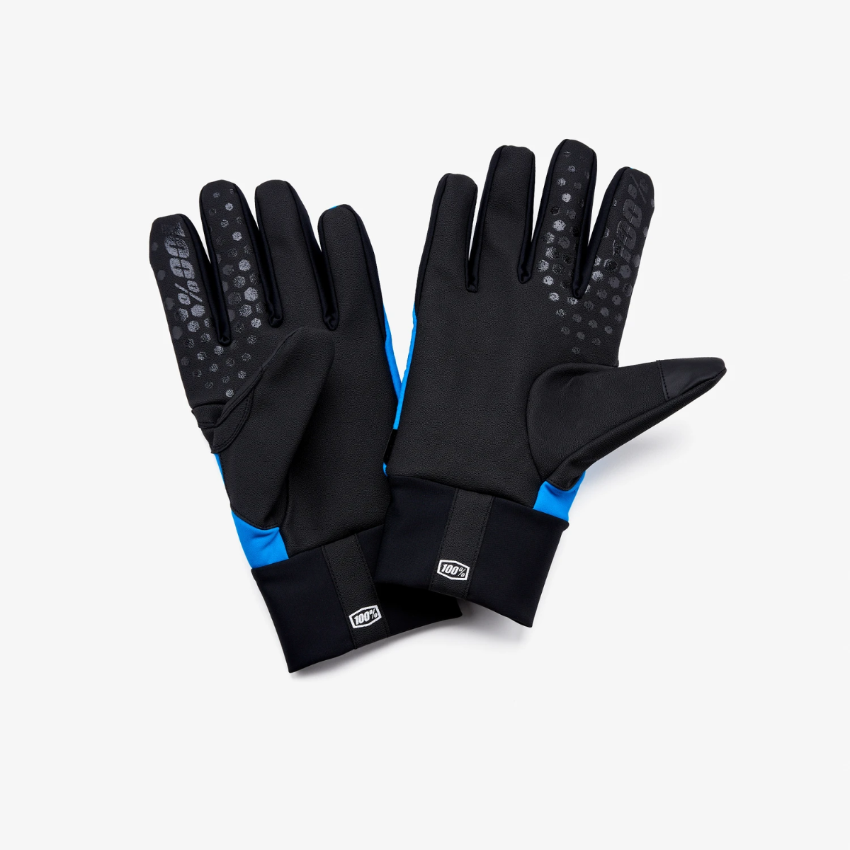 100% Hydromatic Brisker Full Finger Gloves Blue