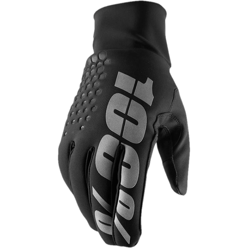 100% Hydromatic Brisker Full Finger Gloves Black