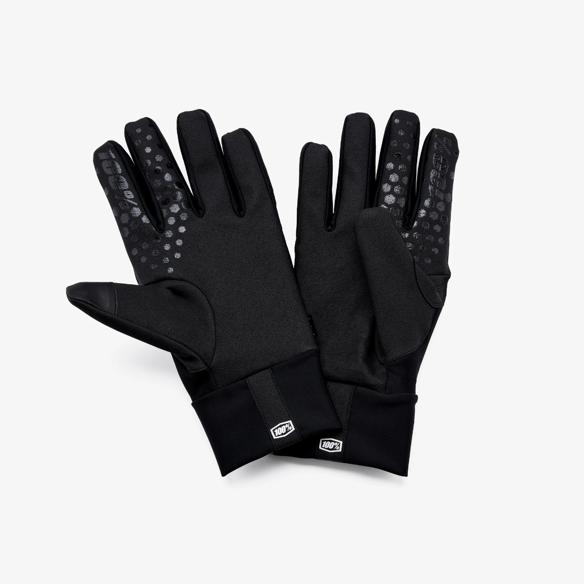 100% Hydromatic Brisker Full Finger Gloves Black