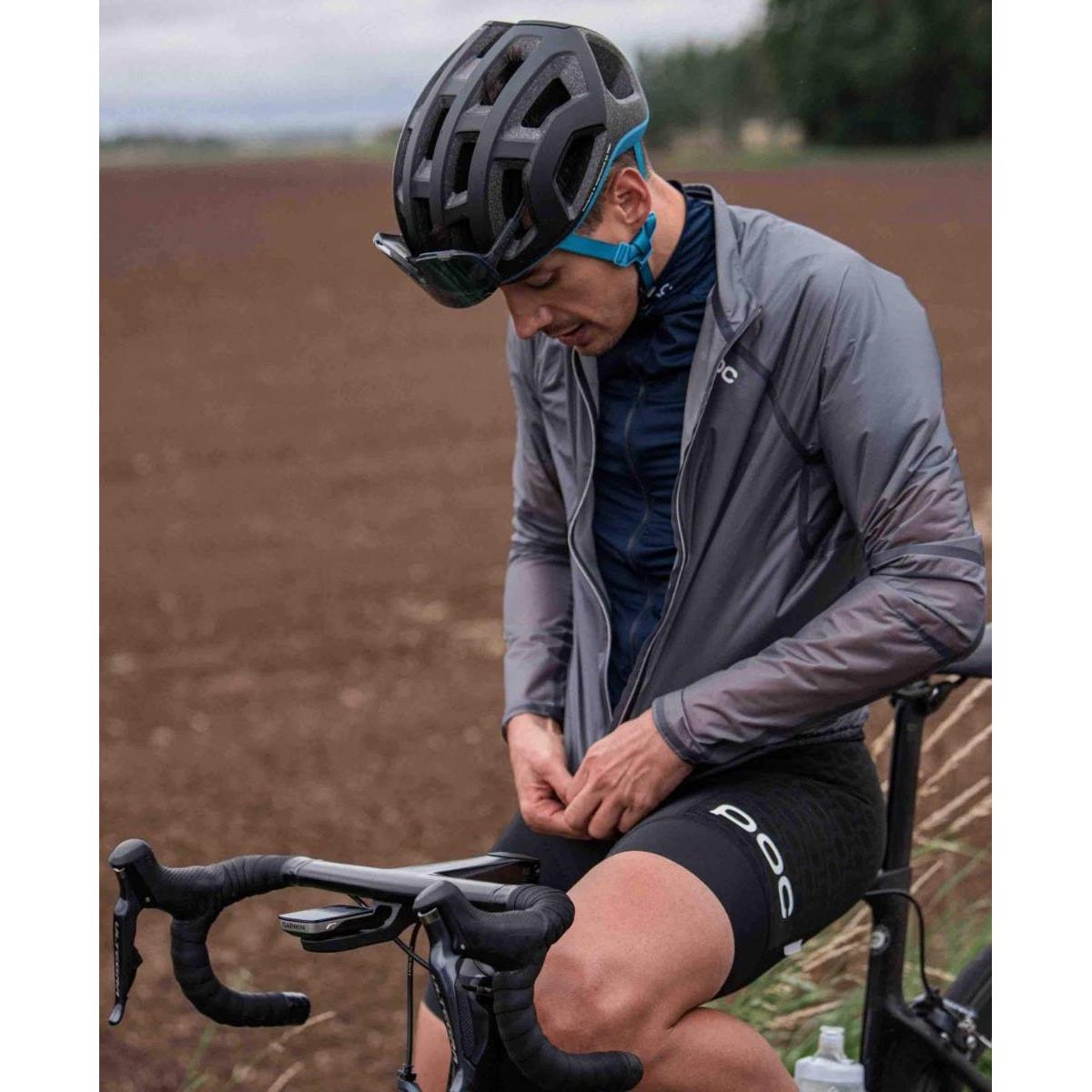 POC Ventral Lite Helmet Black/Basalt Blue