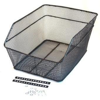 Basket rear black mesh 38cmx30cmx17cm