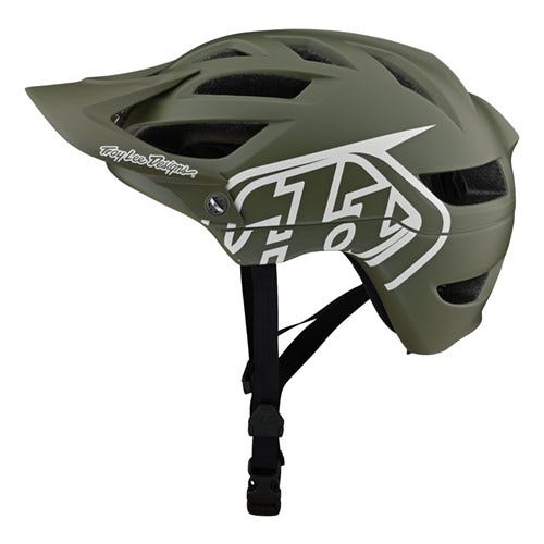 Troy Lee Designs A1 AS Drone Mountain Bike Helmet Steel Green