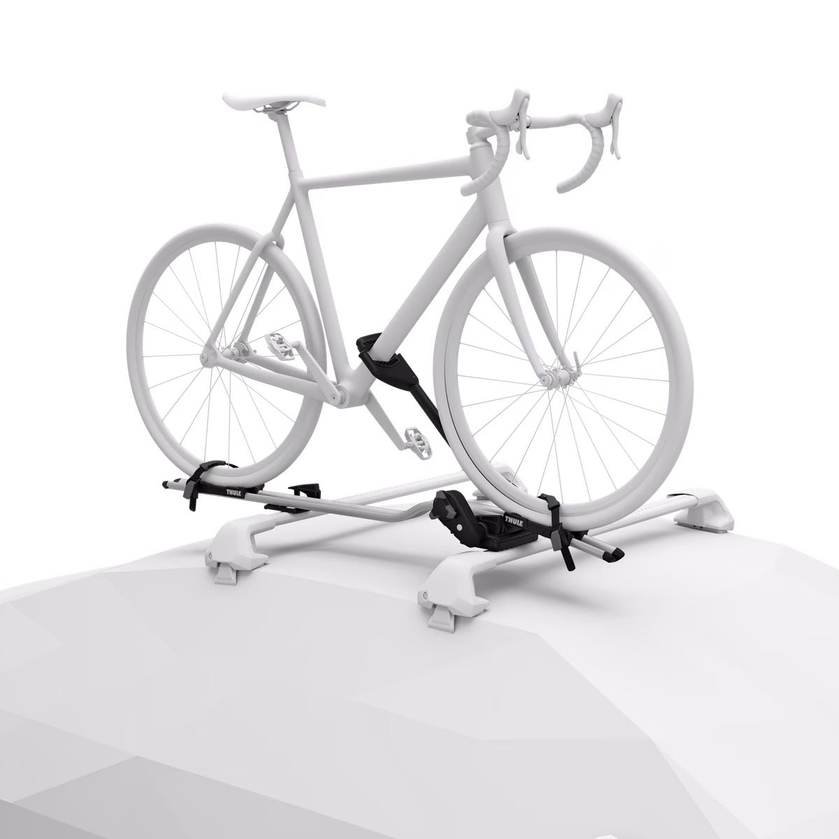 Thule Proride 598 1 Bike Roof Rack Silver