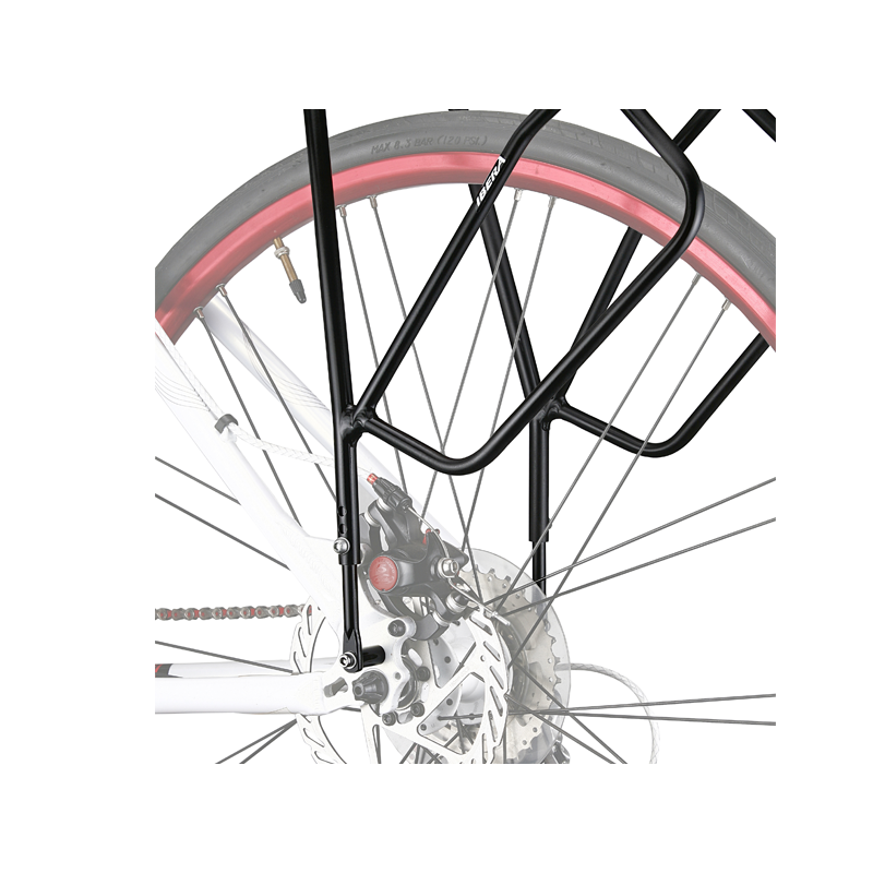 Ibera Pakrak Disc Brake Touring Rack Black