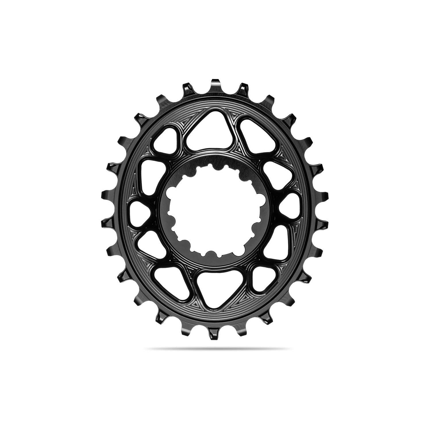absoluteBLACK Oval Premium Chainring SRAM 3mm Offset Direct Mount Boost 1x Narrow Wide Black