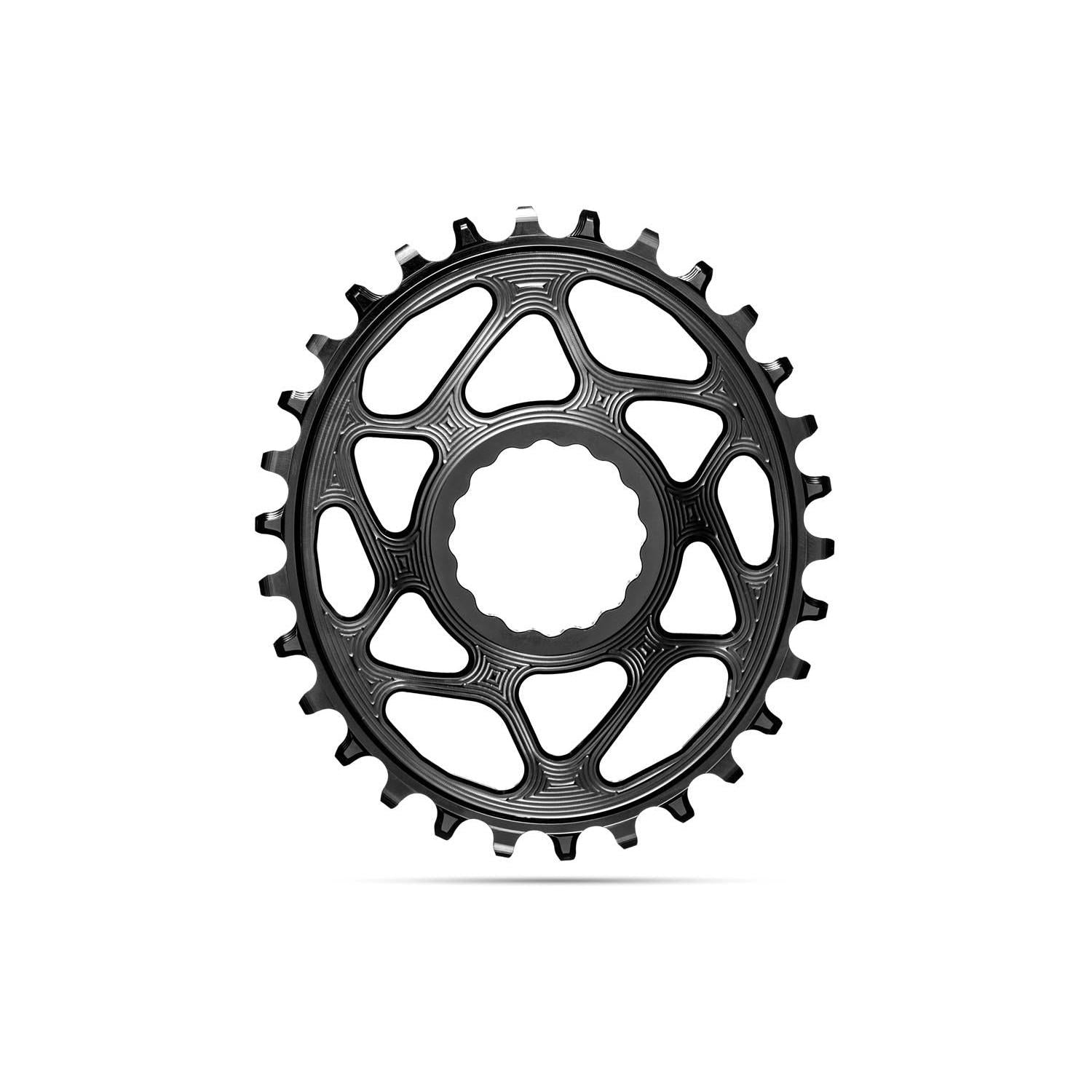 absoluteBLACK Oval Premium Chainring Race Face Cinch Shimano HyperGlide+ 12spd Direct Mount Boost 1x Narrow Wide Black