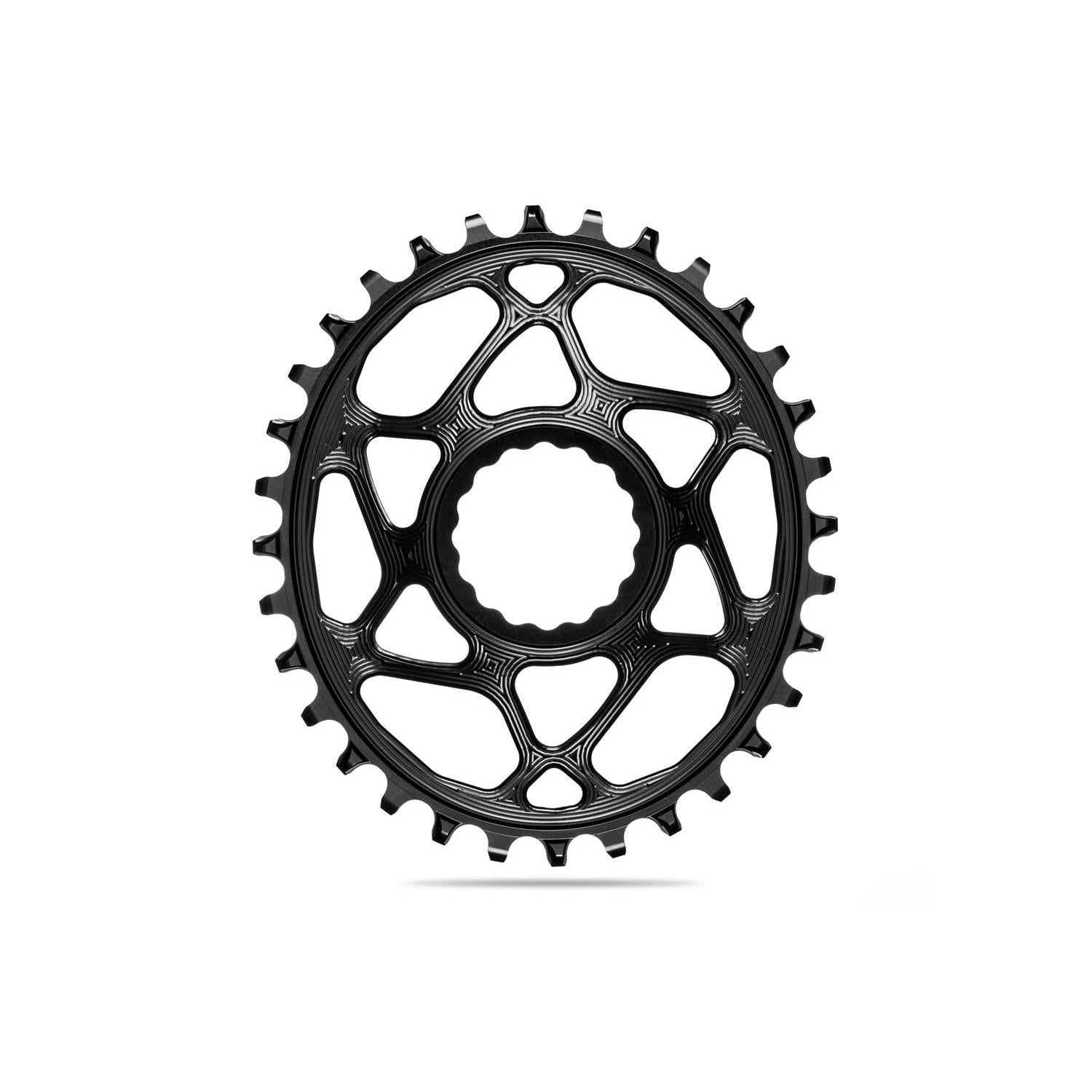 absoluteBLACK Oval Premium Chainring Race Face Cinch 6mm Offset Direct Mount Boost 1x Narrow Wide Black