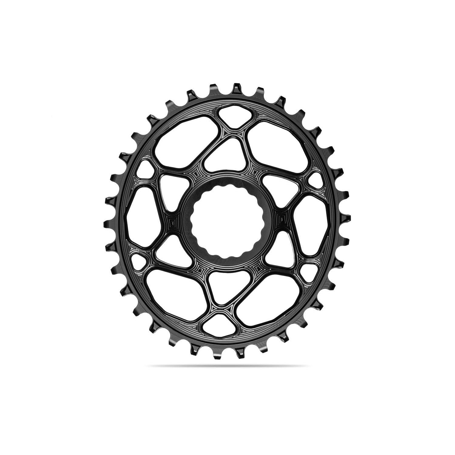 absoluteBLACK Oval Premium Chainring Race Face Cinch 6mm Offset Direct Mount Boost 1x Narrow Wide Black