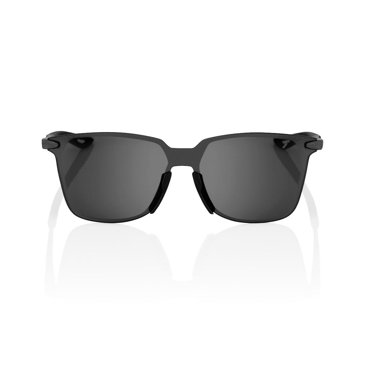 100% Legere SQ Sunglasses Polished Black/Smoke Lens