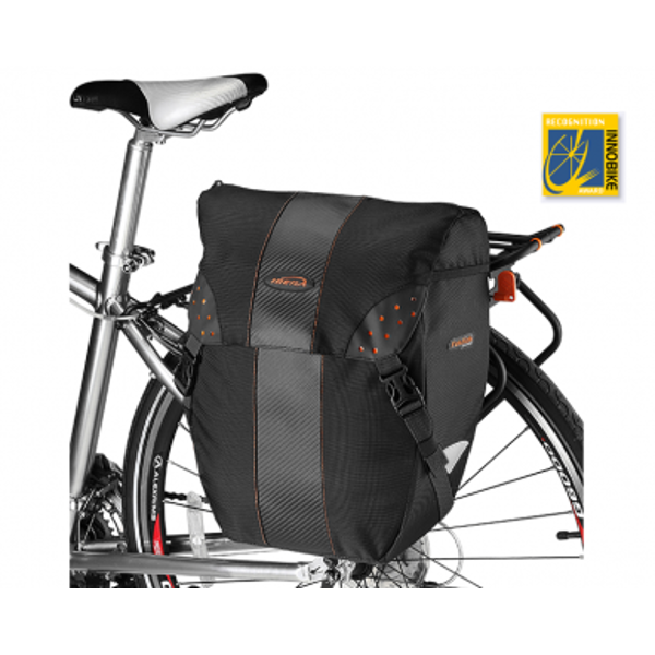 Ibera Pak Rak Single Pannier Bag 15L Black