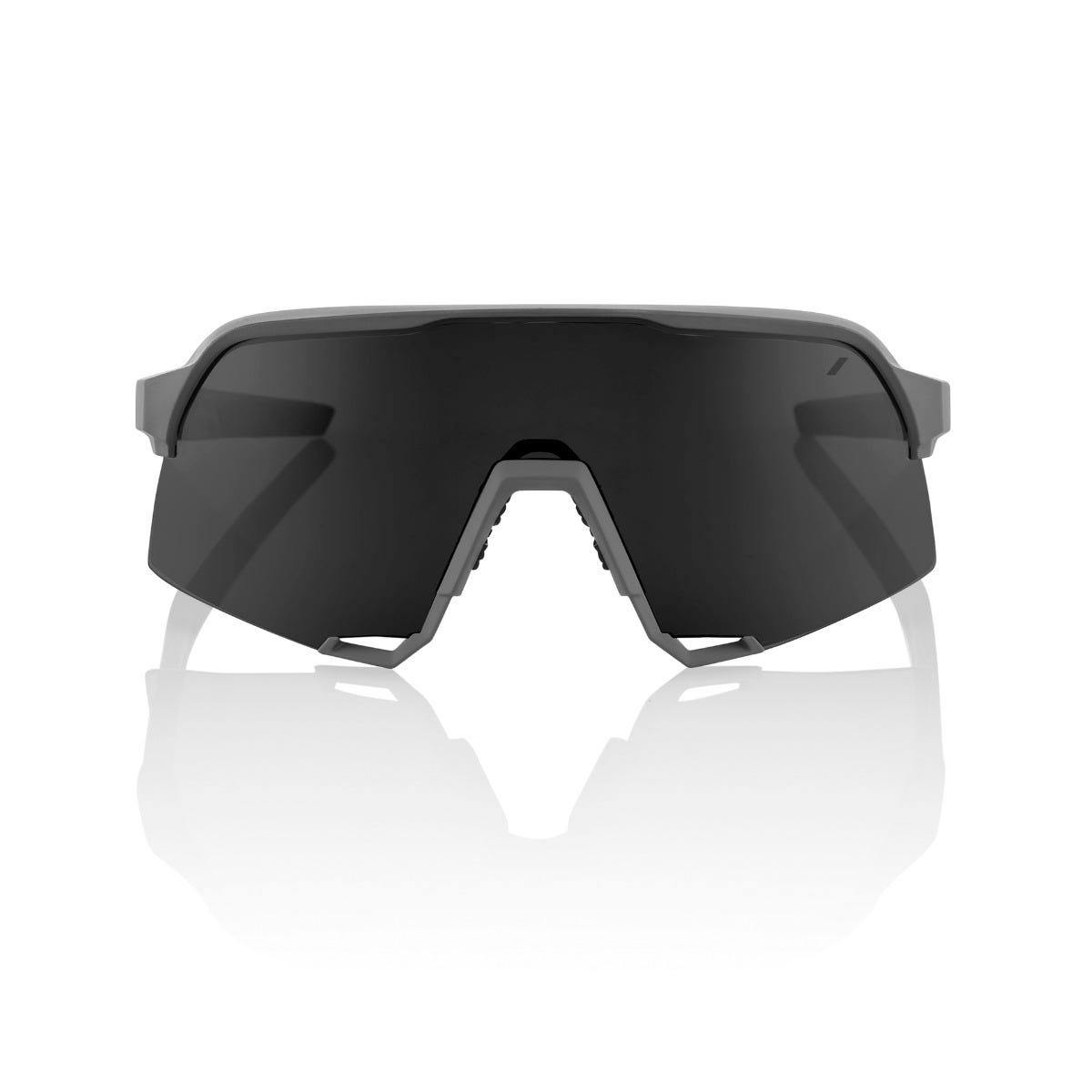 100% S3 Sunglasses Matte Cool Grey with Smoke Lens