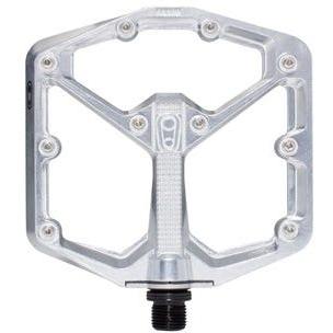 Crankbrothers Stamp 7 Flat MTB Pedals Large High Polished Silver