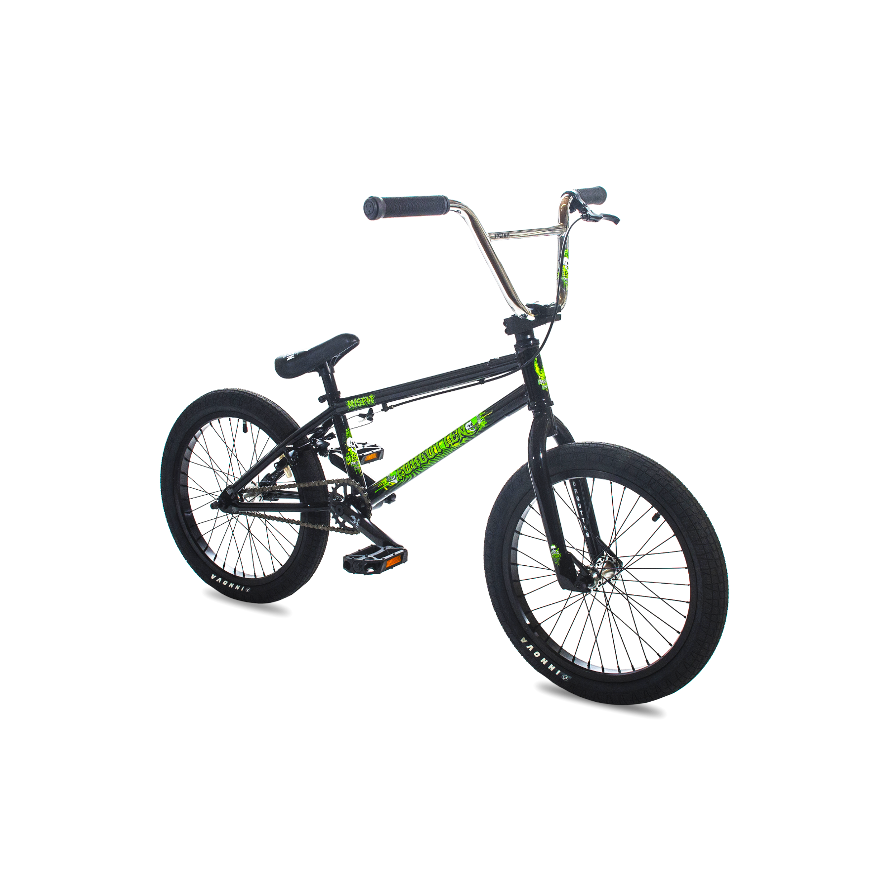 Forgotten Misfit BMX Bike 18 Inch Gloss Black