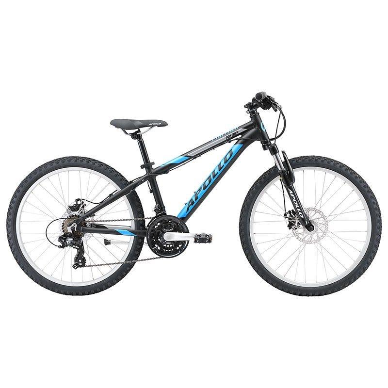 Apollo Panther 24 Kids Bike Matt Black/Blue/Silver (2020)