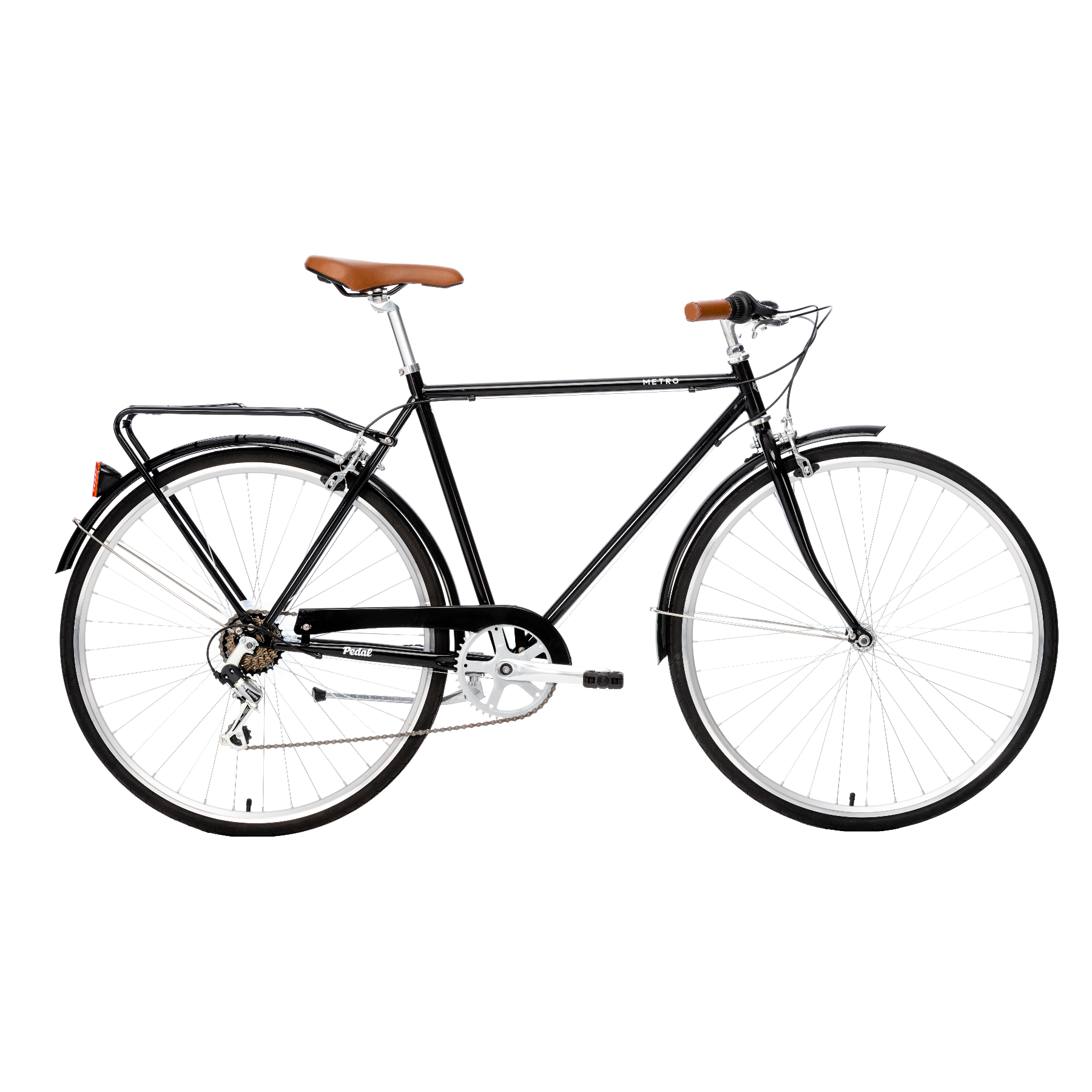 Pedal Metro Flatbar Road Bike Black
