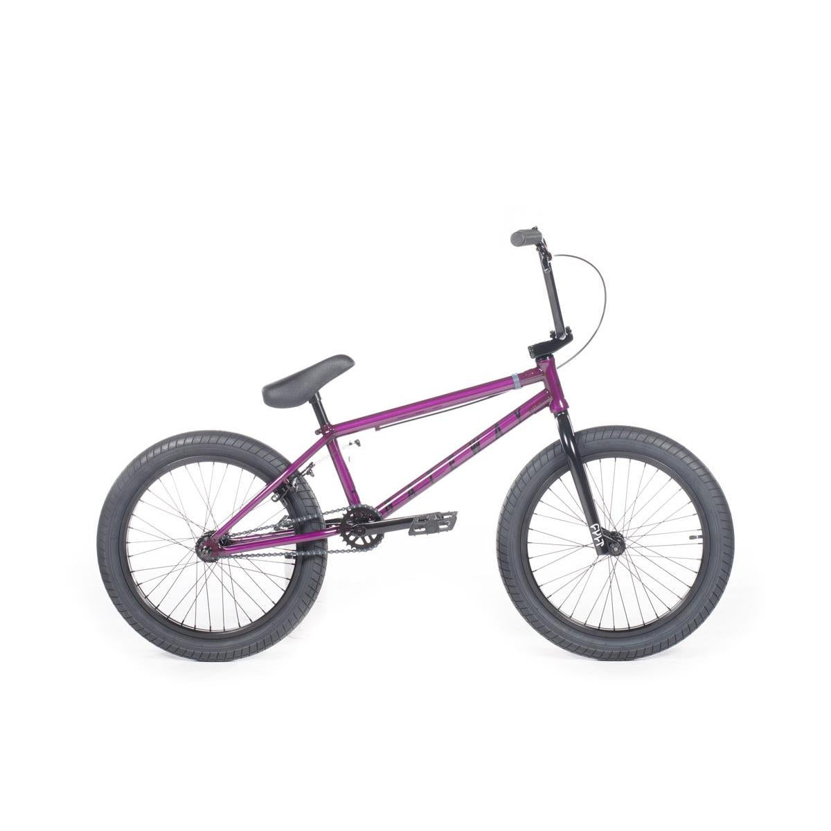 Cult Gateway Jr 20 Inch Kids BMX Bike Trans Purple (2019)