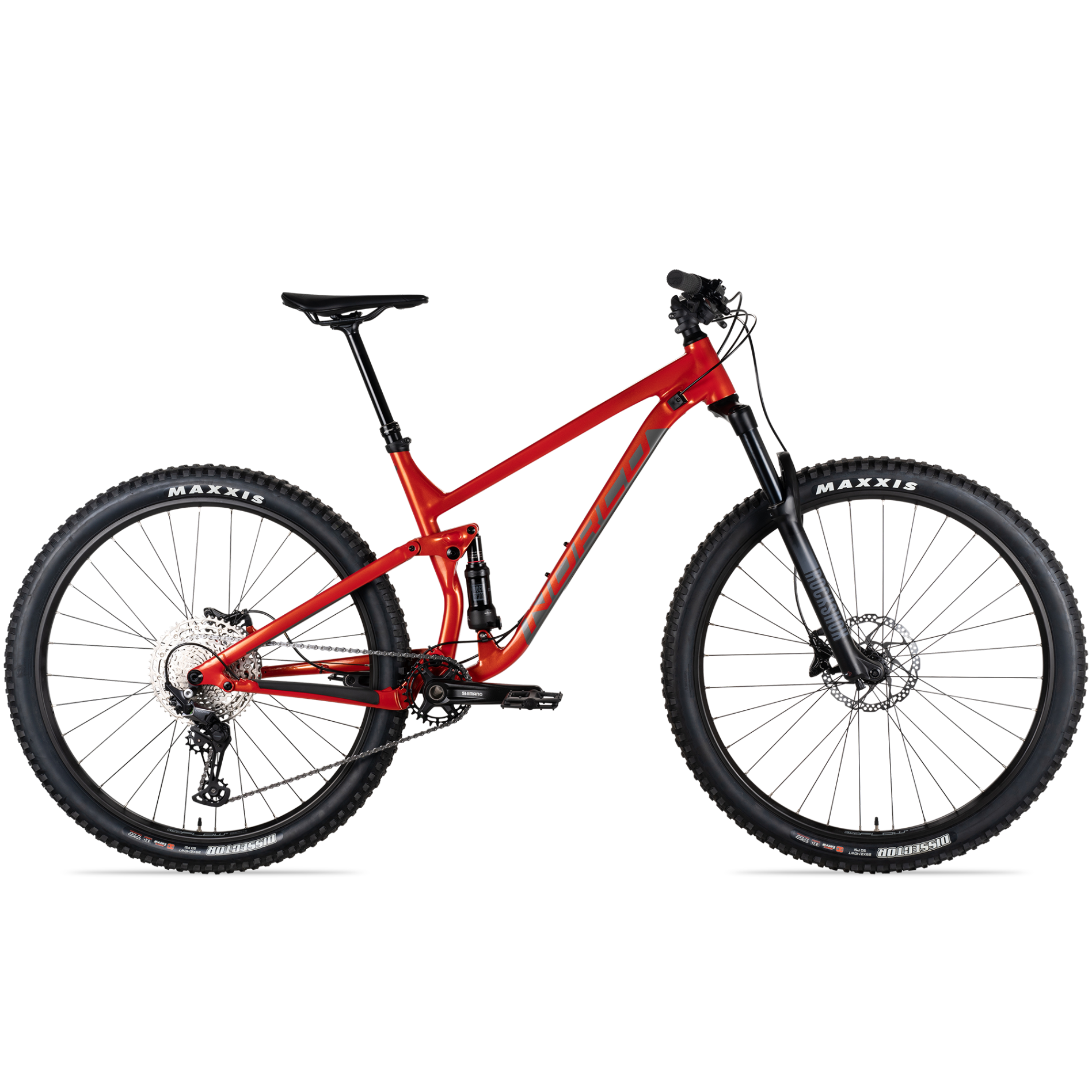 Norco Fluid FS 2 27 Mountain Bike Orange/Charcoal