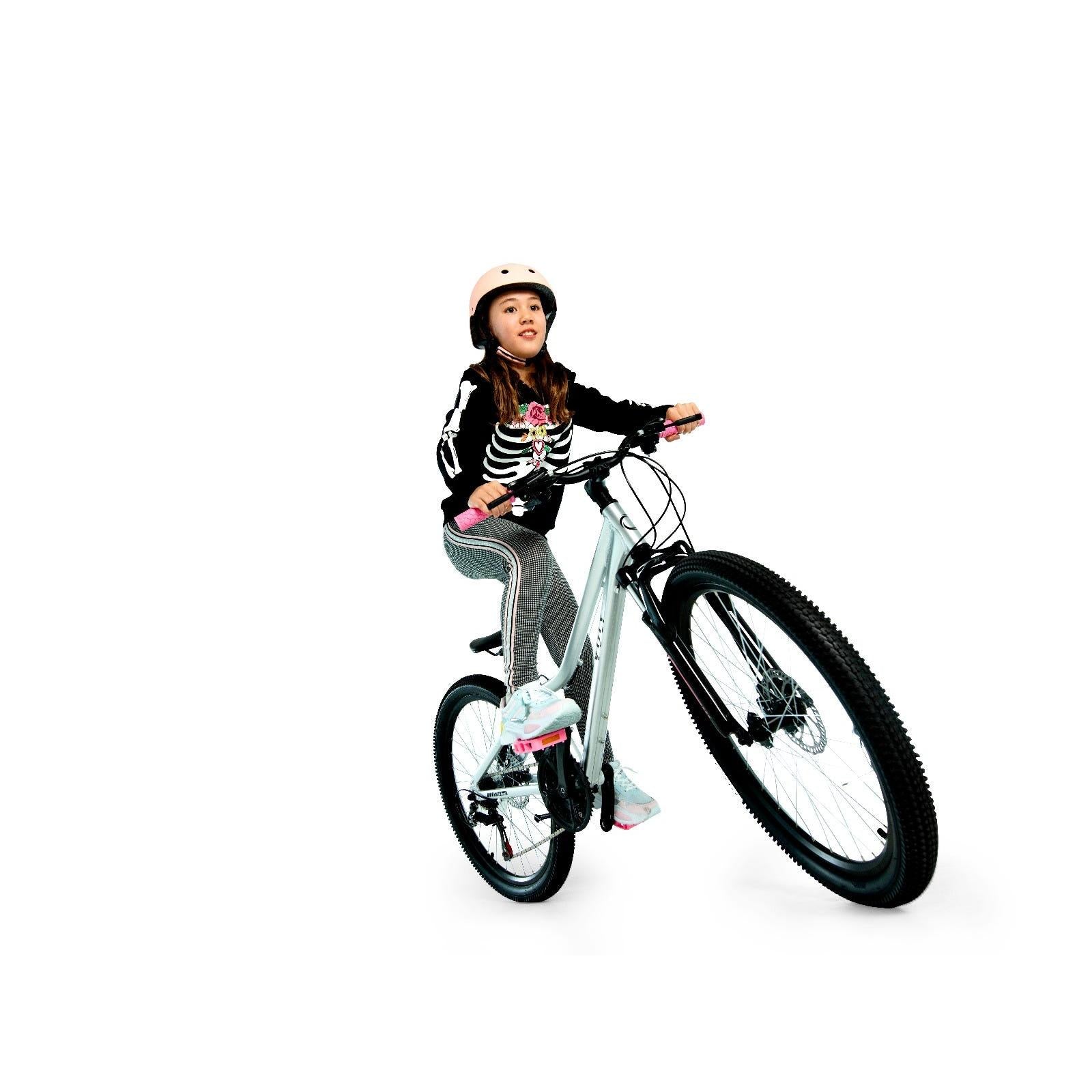 Vuly Classic Kids 24'' Mountain Bike Silver/Pink