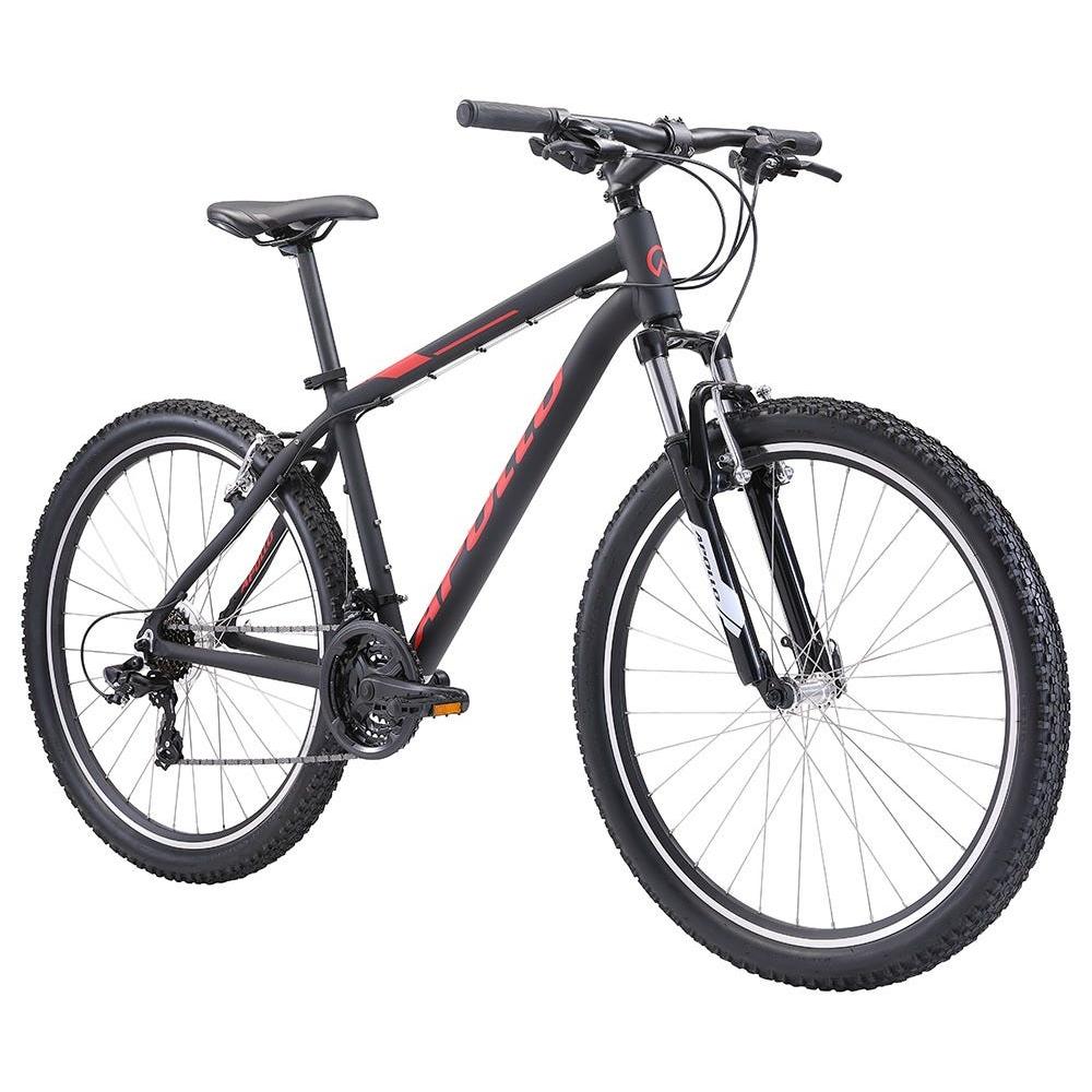 Apollo Aspire 10 Mountain Bike Matte Black/Red
