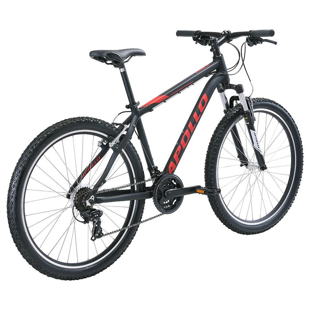 Apollo Aspire 10 Mountain Bike Matte Black/Red