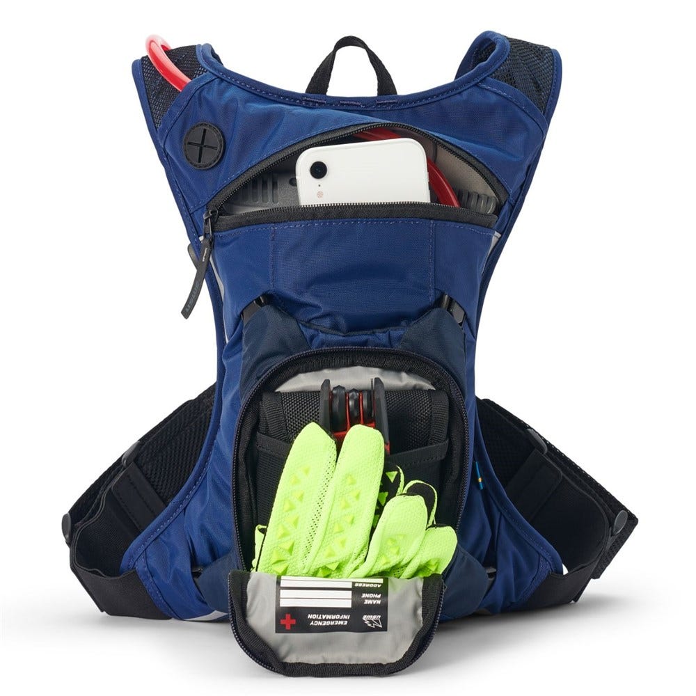 USWE 21 Raw 3 Hydration Pack 2.0L Factory Blue