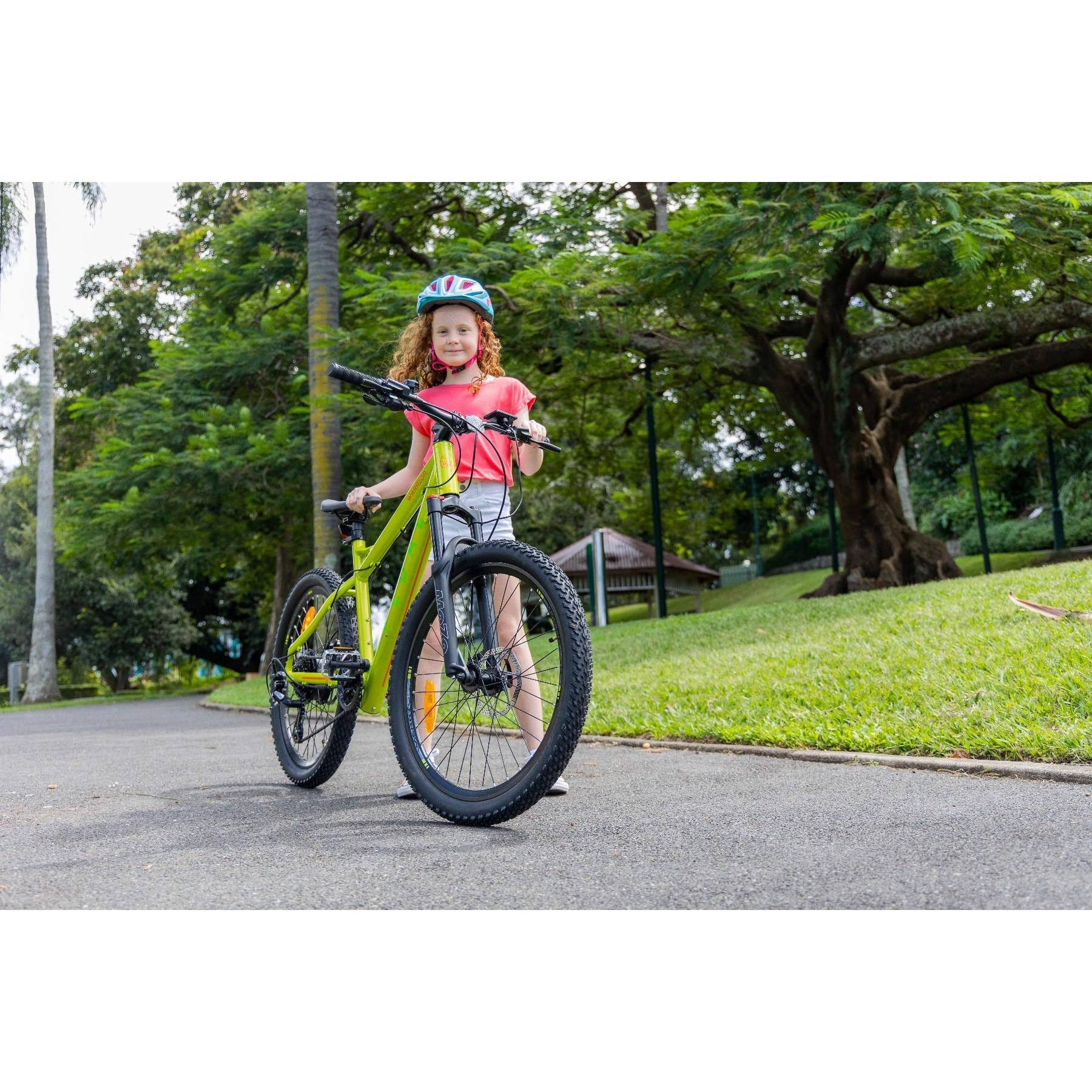 Pedal Warrior 24'' Electric Mountain Bike Green