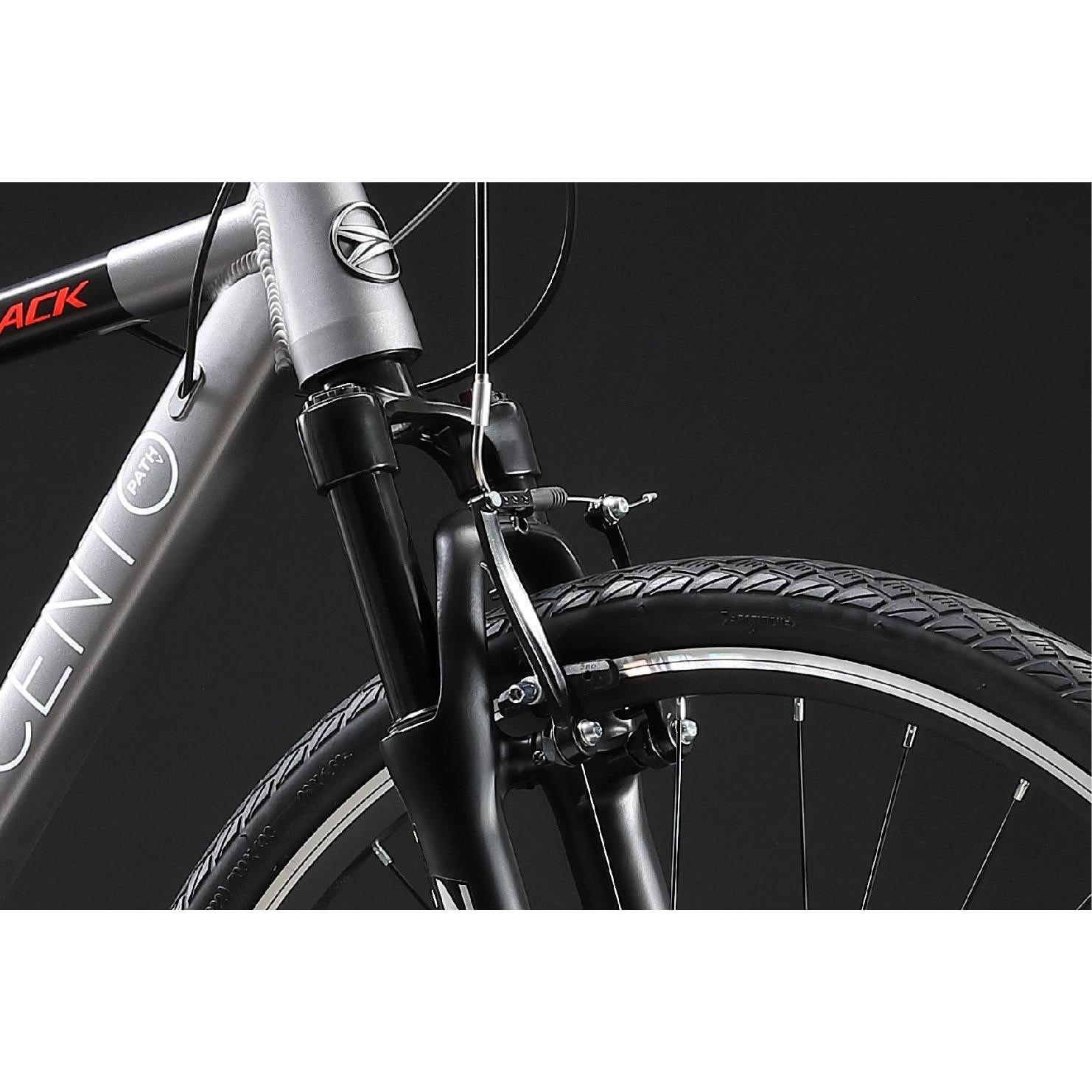 Silverback Scento Path V Hybrid Bike Silver/Black