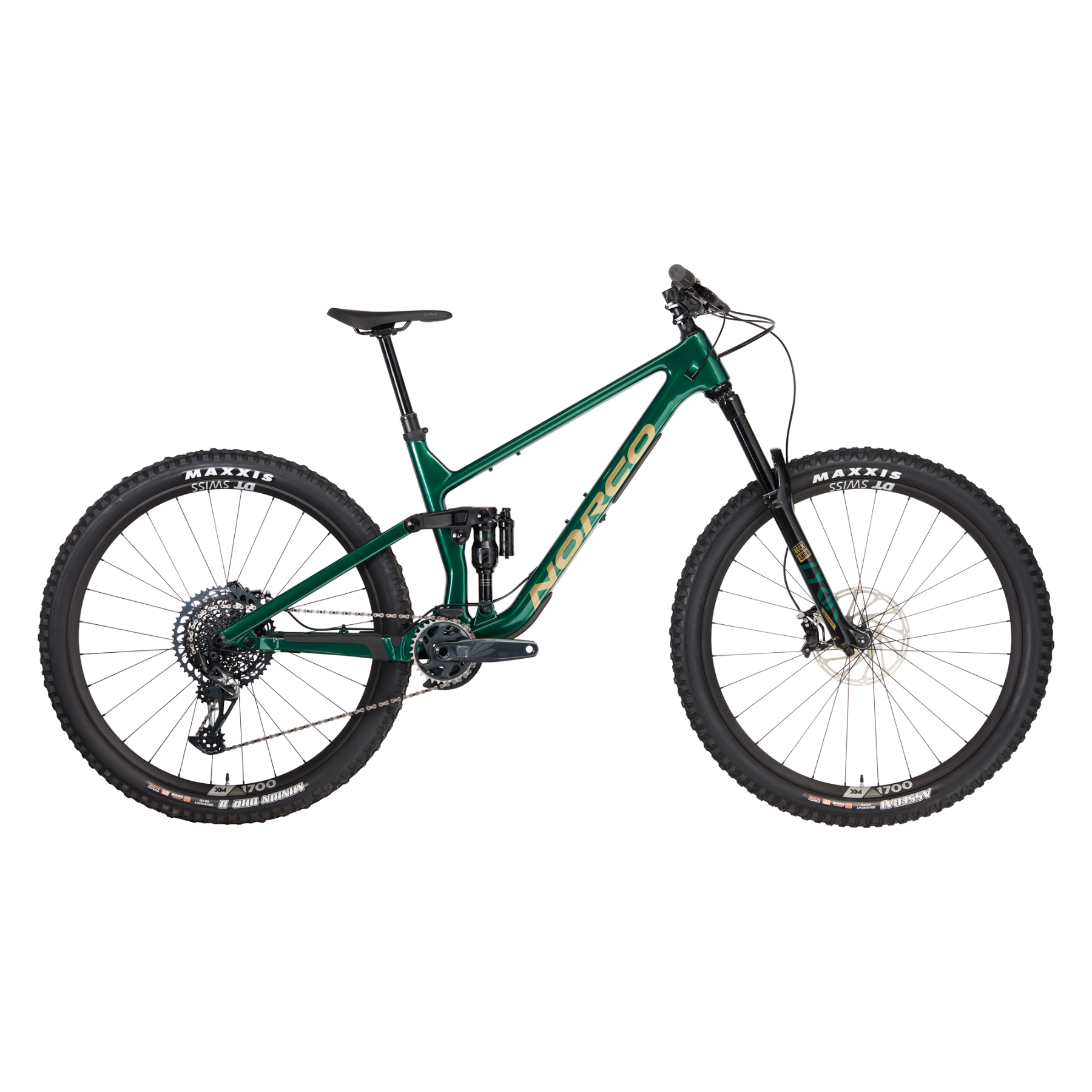 Norco Sight C1 Dual Suspension Mountain Bike 27.5'' Green/Copper
