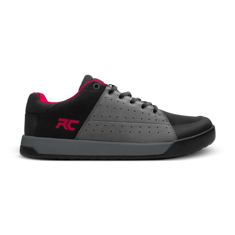 Ride Concepts Livewire Flat Pedal Shoes Charcoal/Red