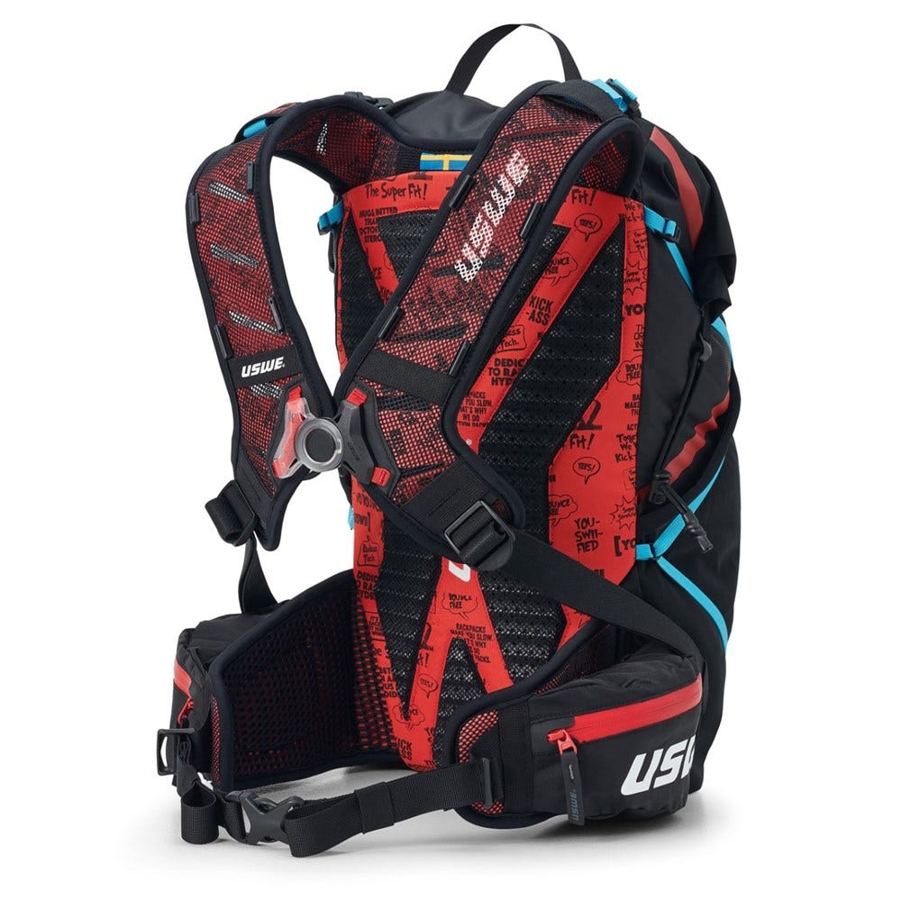 USWE 21 Hajker 24 Pack Black/Red