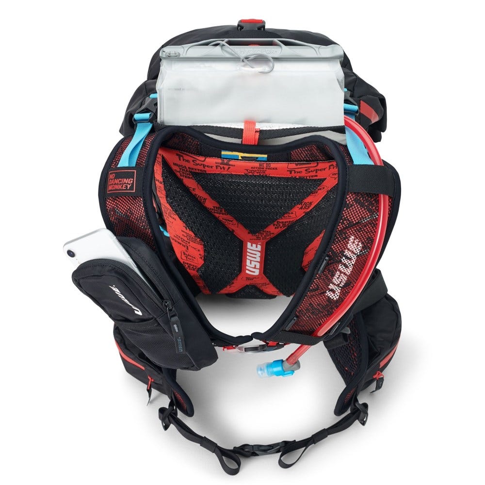 USWE 21 Hajker 24 Pack Black/Red