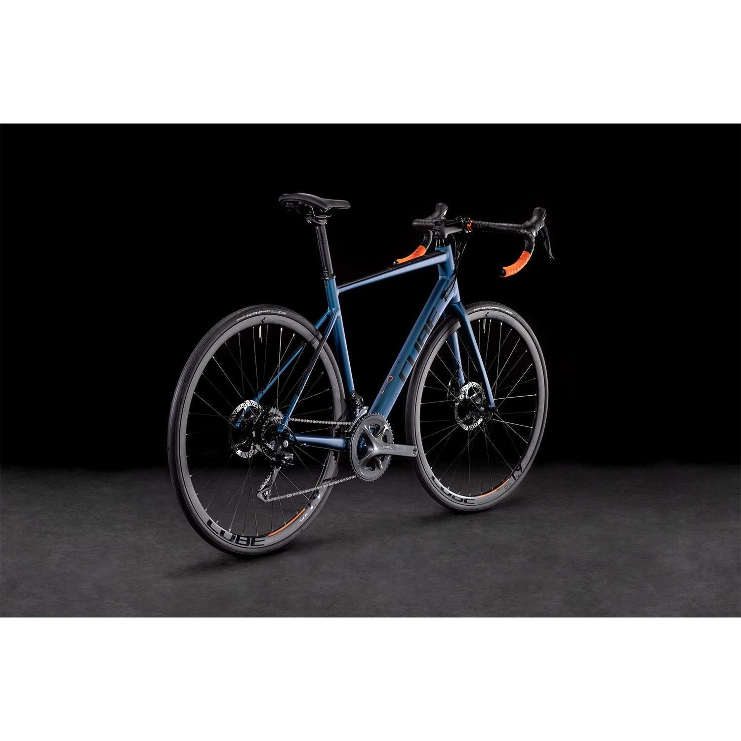 Cube Attain Road Bike Atlantic Blue 'n' Orange