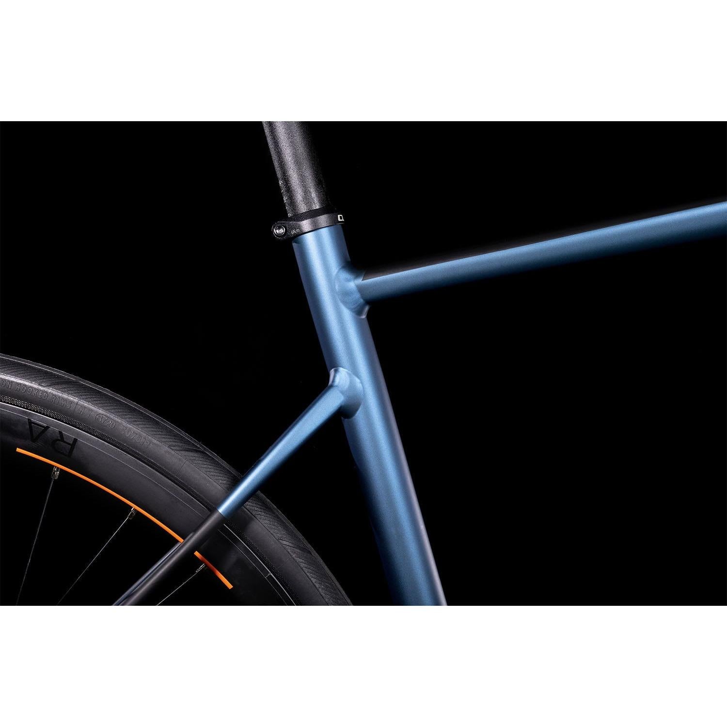 Cube Attain Road Bike Atlantic Blue 'n' Orange