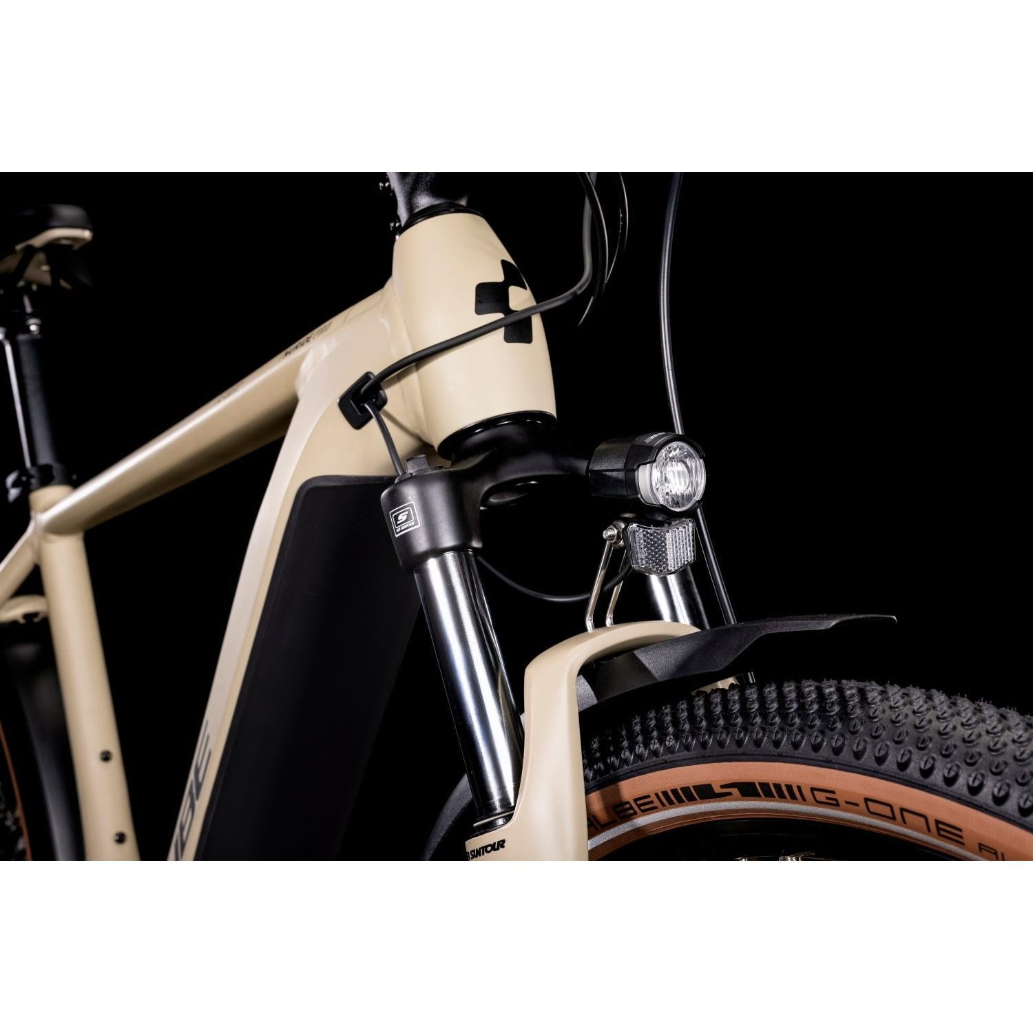 Cube Nuride Hybrid Pro 625 Allroad Electric Hybrid Bike Desert 'n' Black