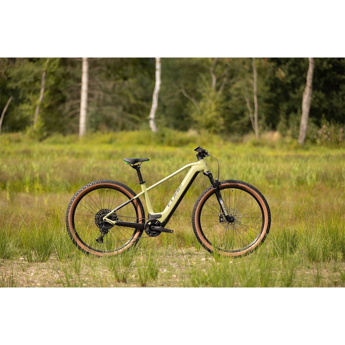 Cube Reaction Hybrid EXC 750 Electric Hardtail Mountain Bike Green 'n' Flash Green