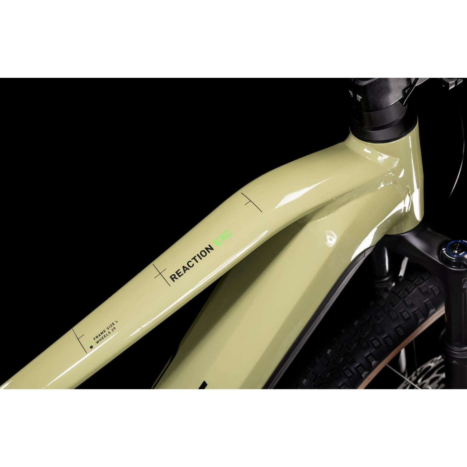 Cube Reaction Hybrid EXC 750 Electric Hardtail Mountain Bike Green 'n' Flash Green