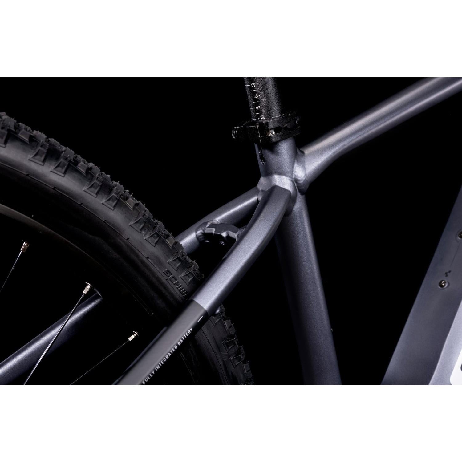 Cube Reaction Hybrid Performance 625 Electric Hardtail Mountain Bike Metallic Grey 'n' White
