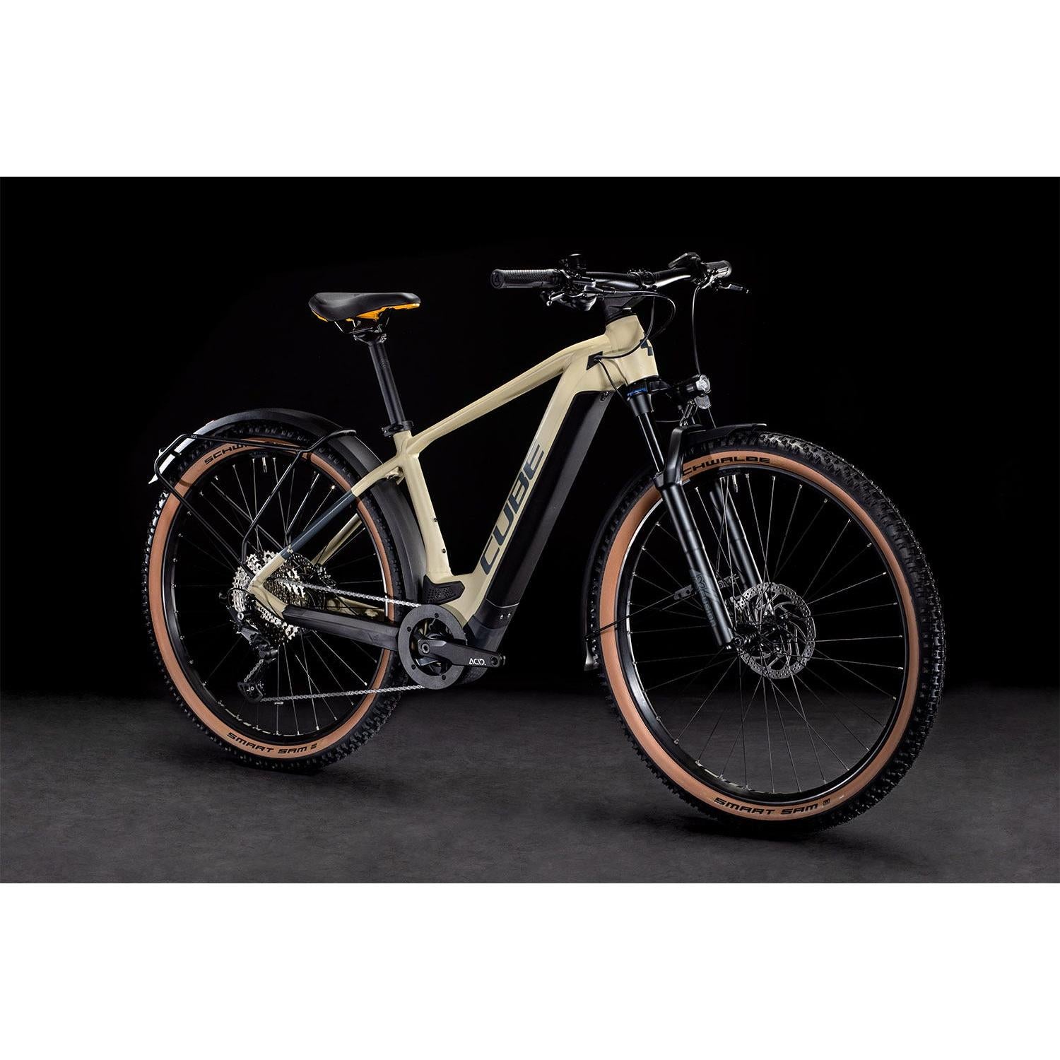 Cube Reaction Hybrid Pro 500 Allroad Electric Hardtail Mountain Bike Desert 'n' Orange