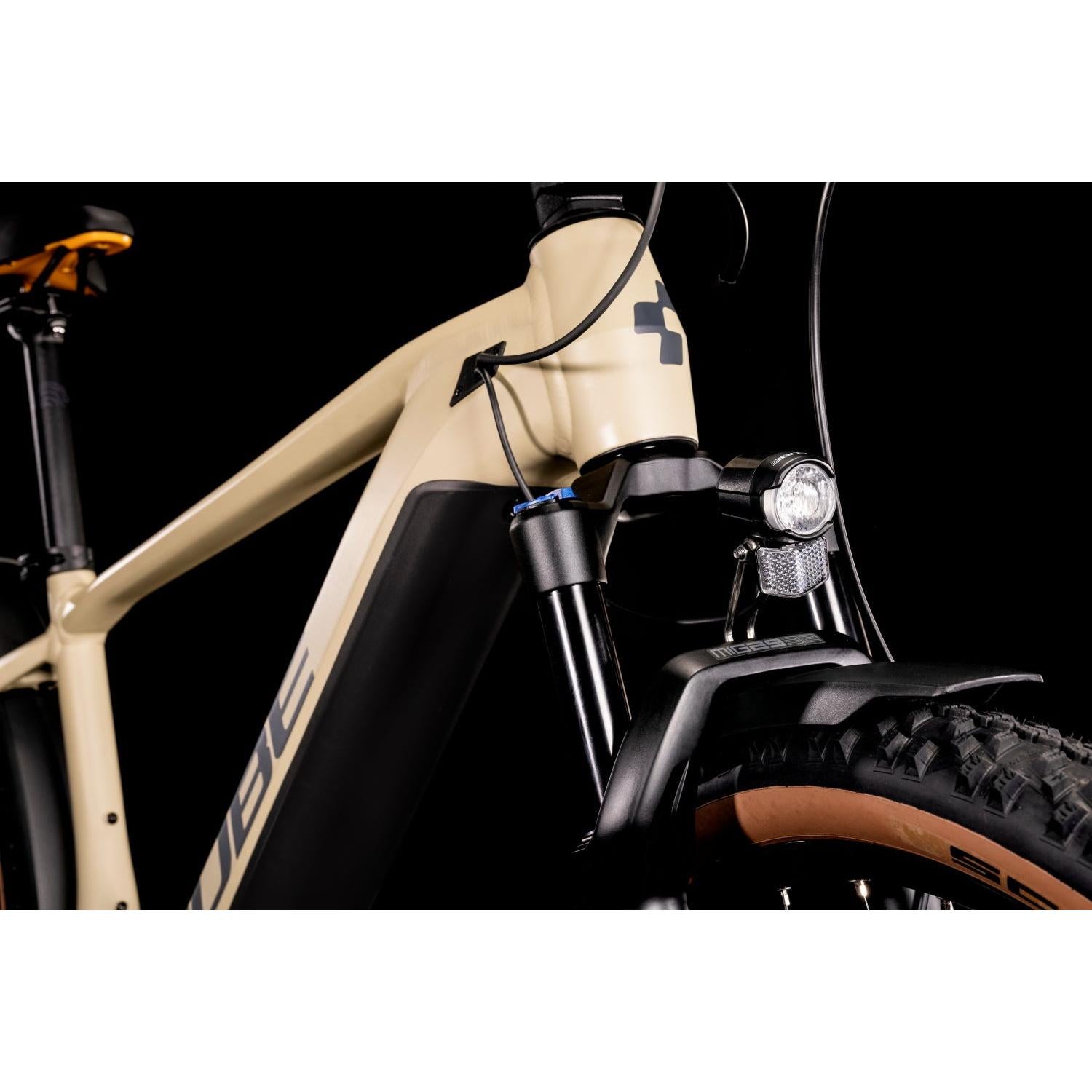 Cube Reaction Hybrid Pro 500 Allroad Electric Hardtail Mountain Bike Desert 'n' Orange