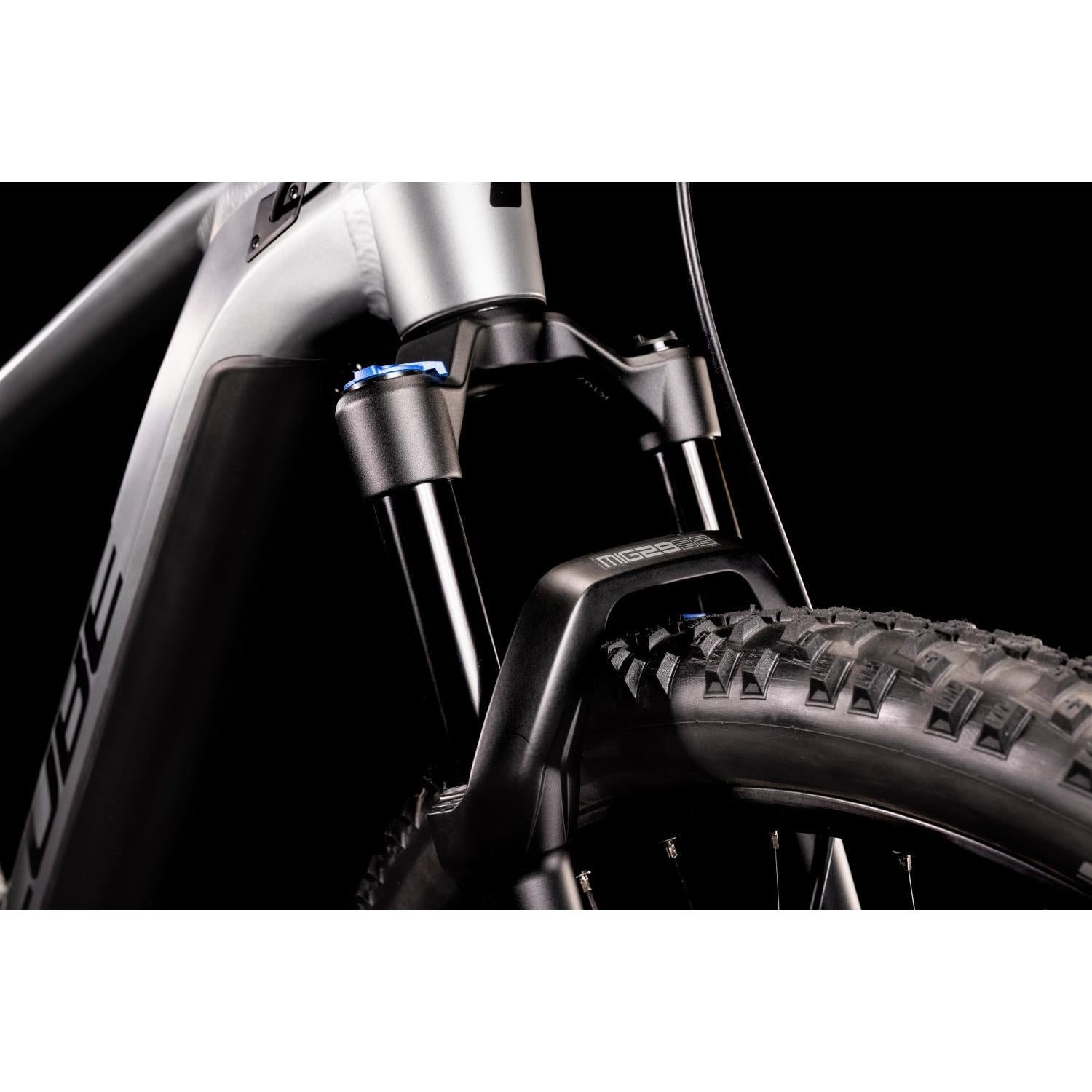Cube Reaction Hybrid Pro 625 Electric Hardtail Mountain Bike Flash Grey 'n' Green