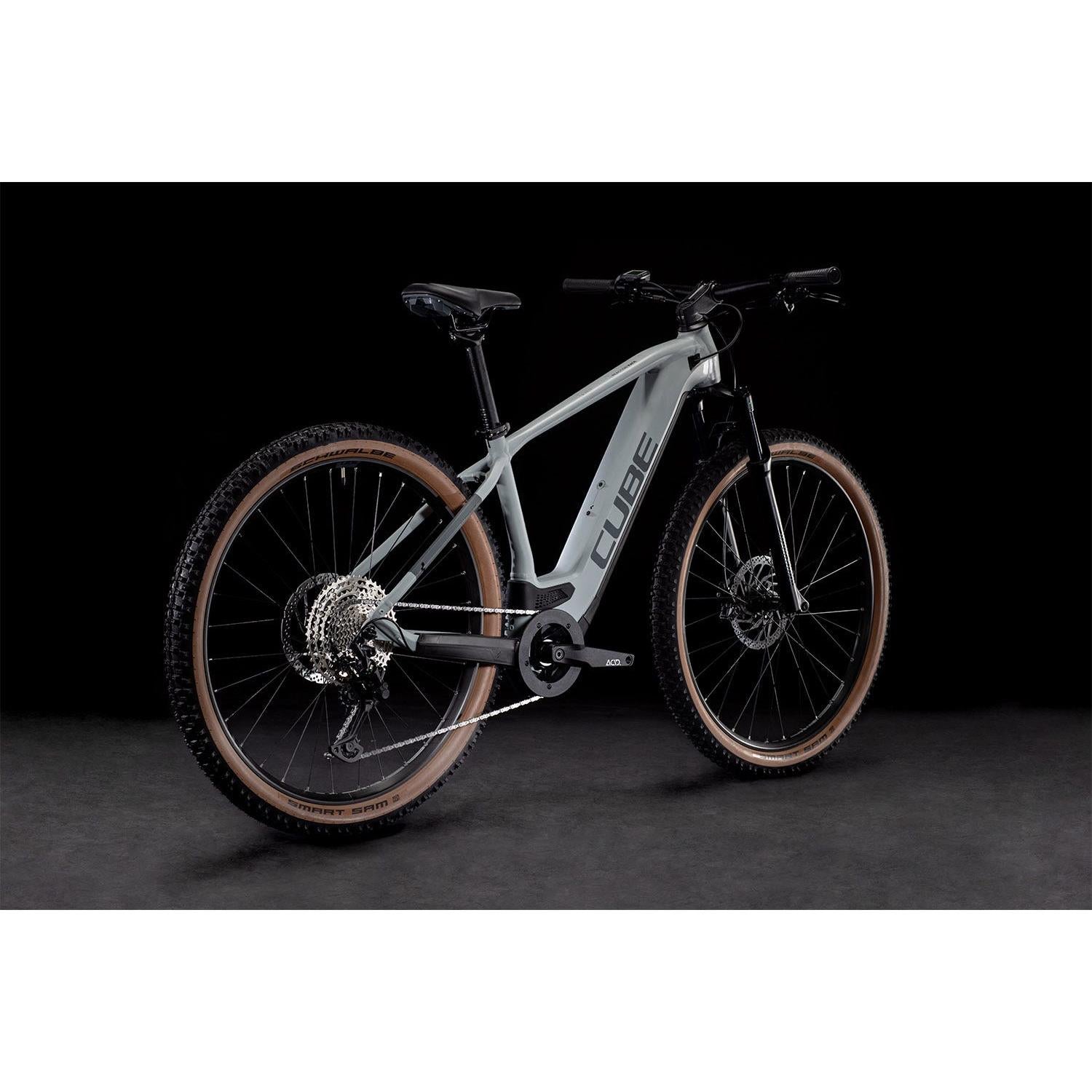 Cube Reaction Hybrid Race 625 Electric Hardtail Mountain Bike Lunar Grey
