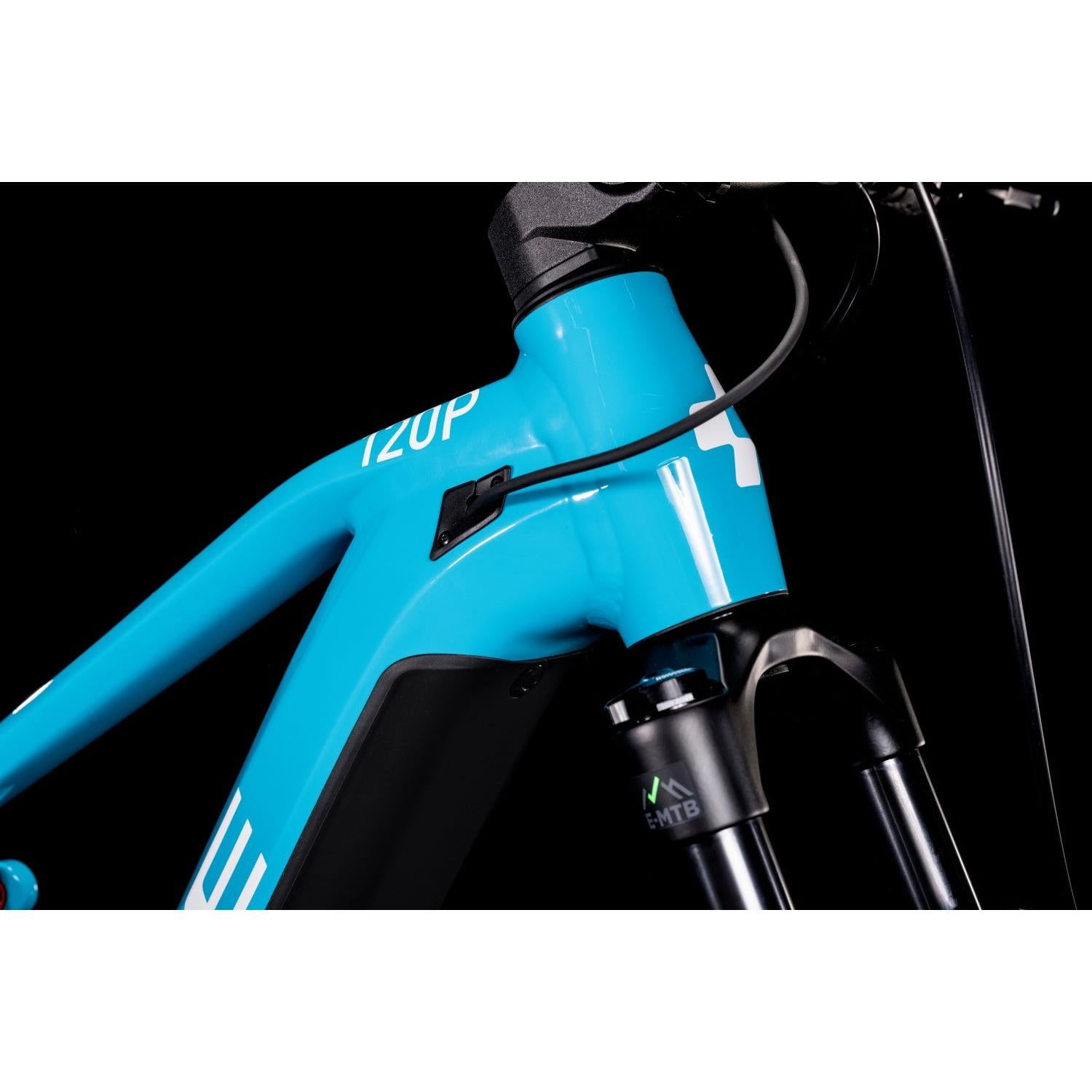 Cube Stereo Hybrid 120 Pro 625 Electric Dual Suspension Mountain Bike Sky Blue 'n' White