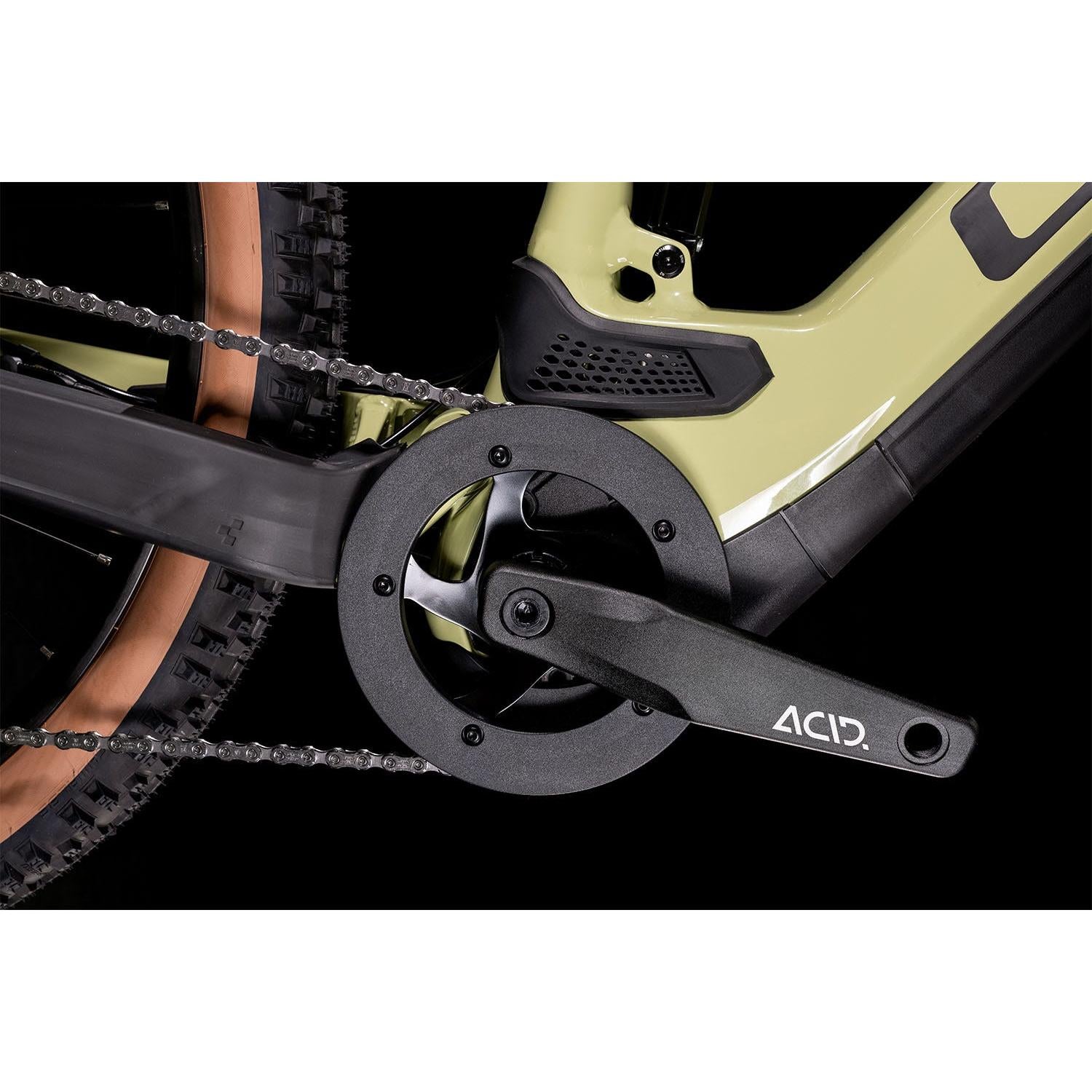 Cube Stereo Hybrid 120 Race 625 Electric Dual Suspension Mountain Bike Green 'n' Flash Green